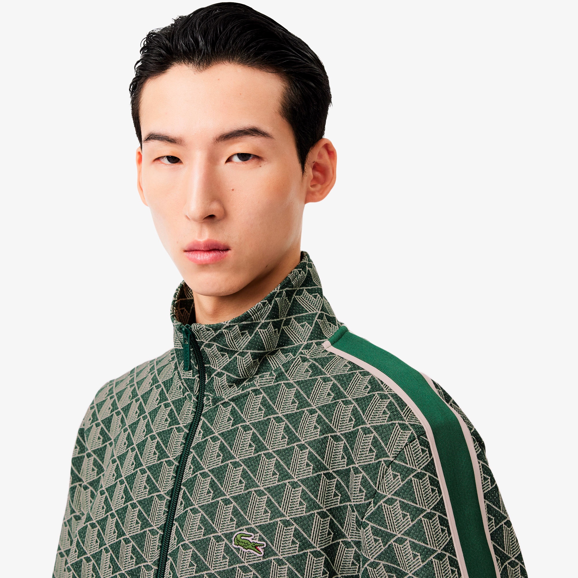 モノグラムジャカードトラックジャケット