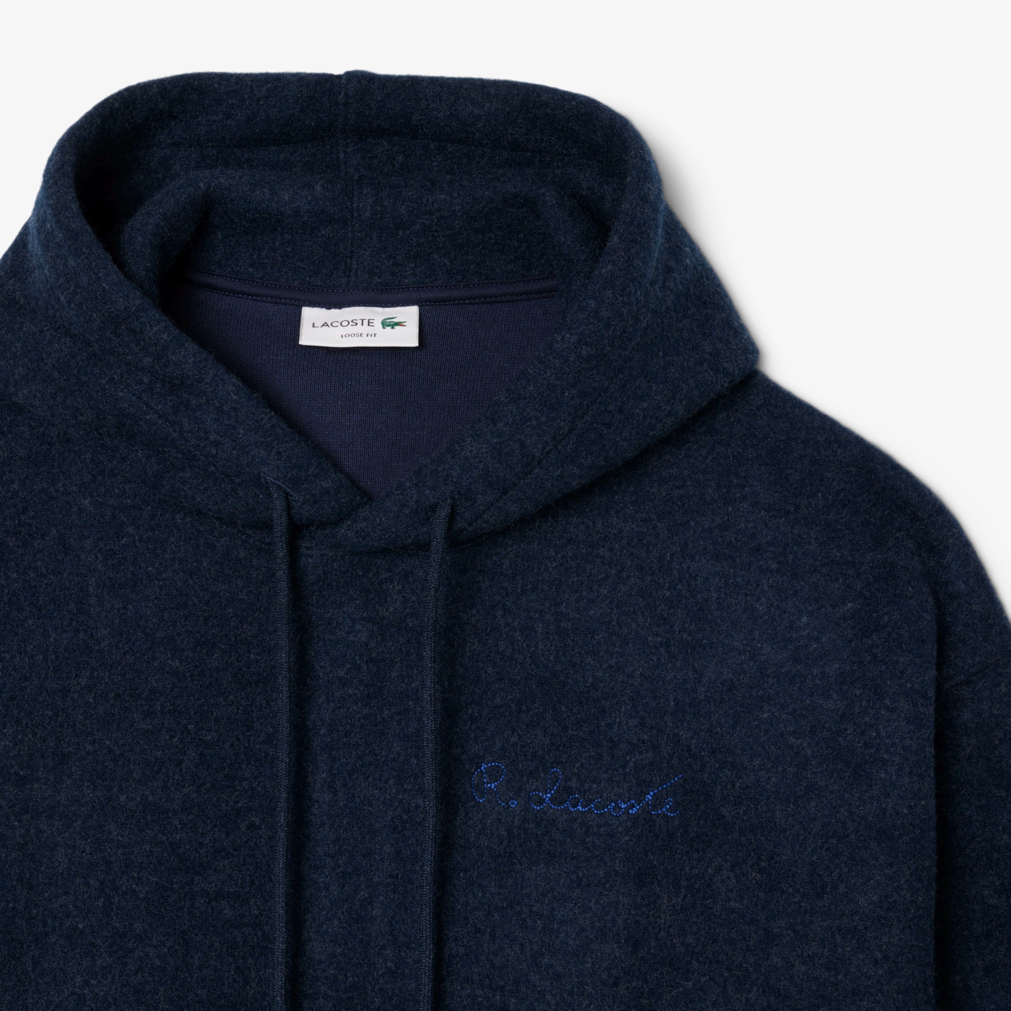 ダブルフェイスルーズフィットフーディー