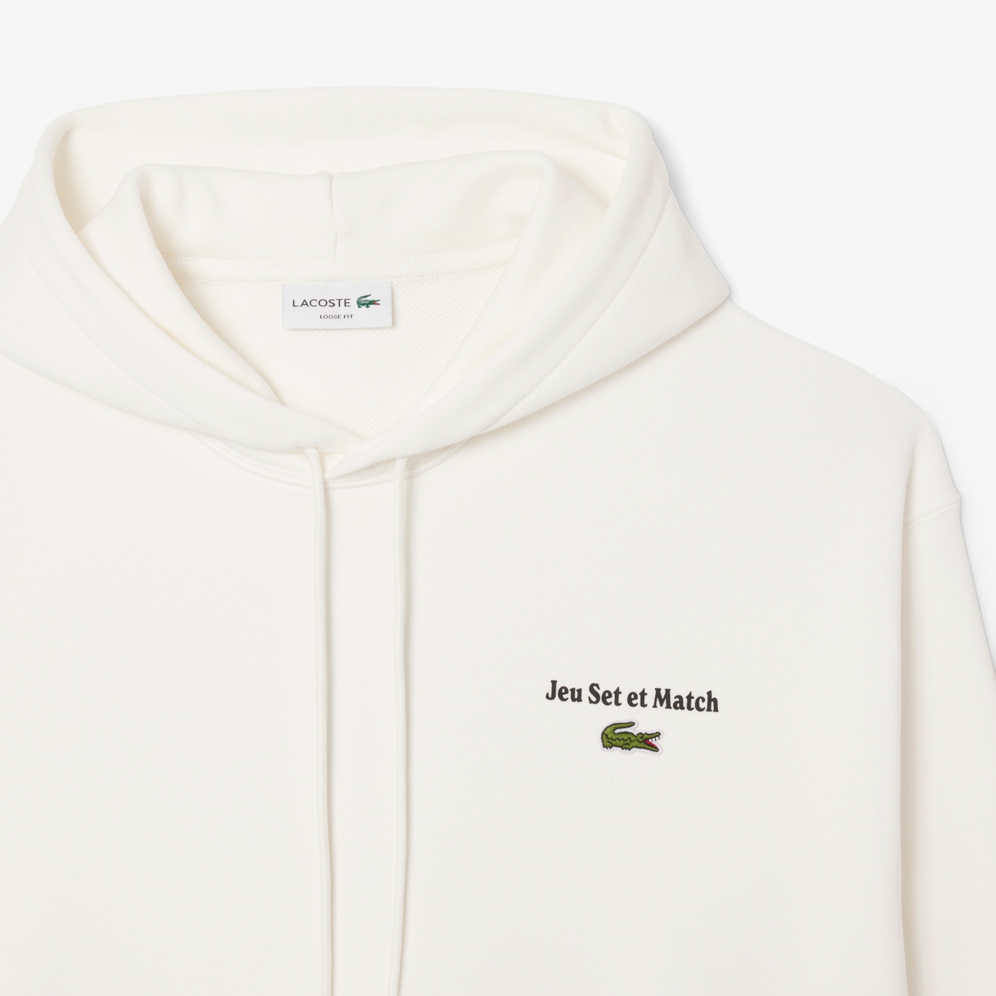 Jeu Set et Matchバックプリントスウェットフーディー