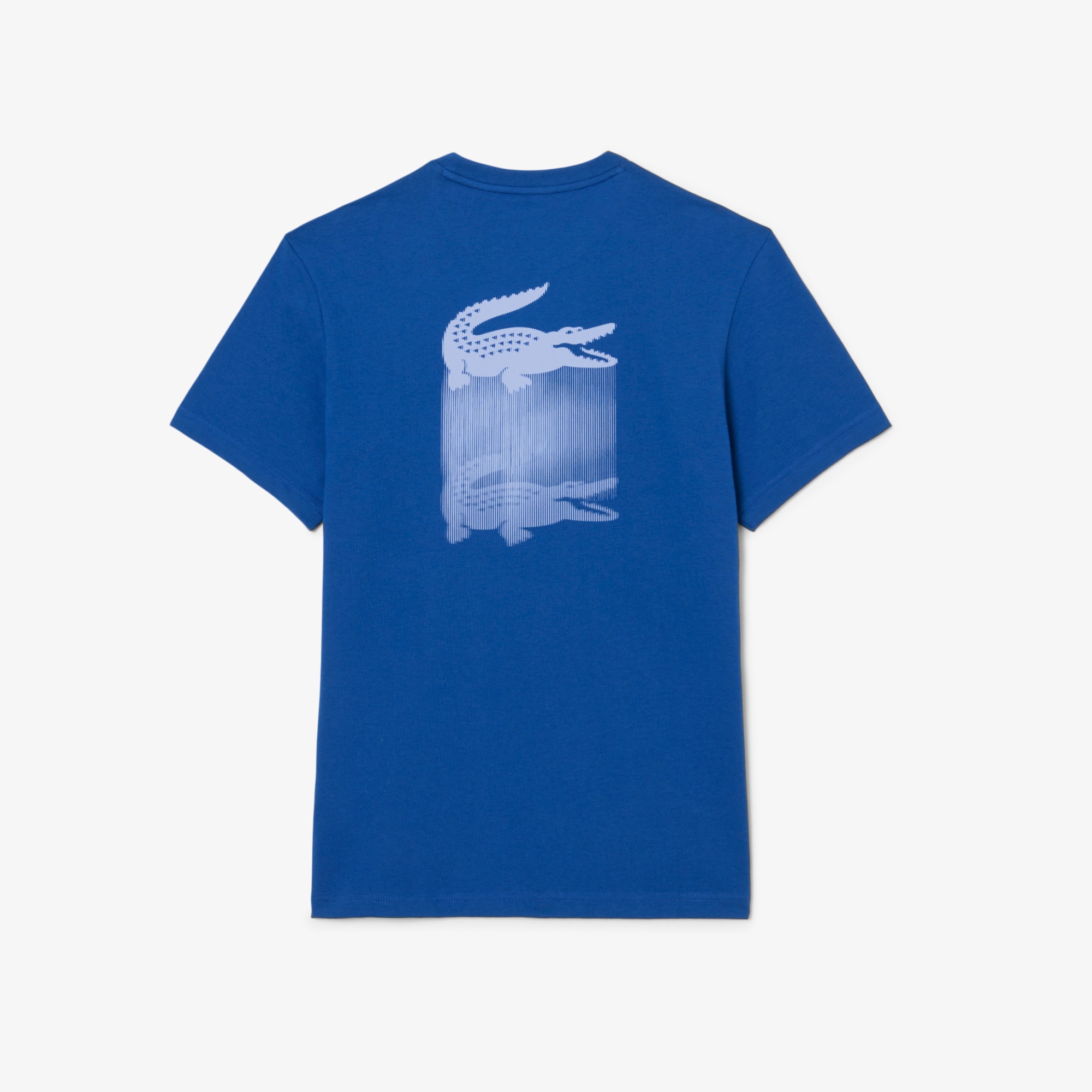 フェイドエフェクトワニロゴバックプリントウルトラドライTシャツ