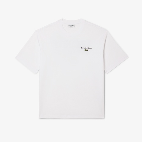 ルーズフィットヘビーウェイトバックプリントTシャツ