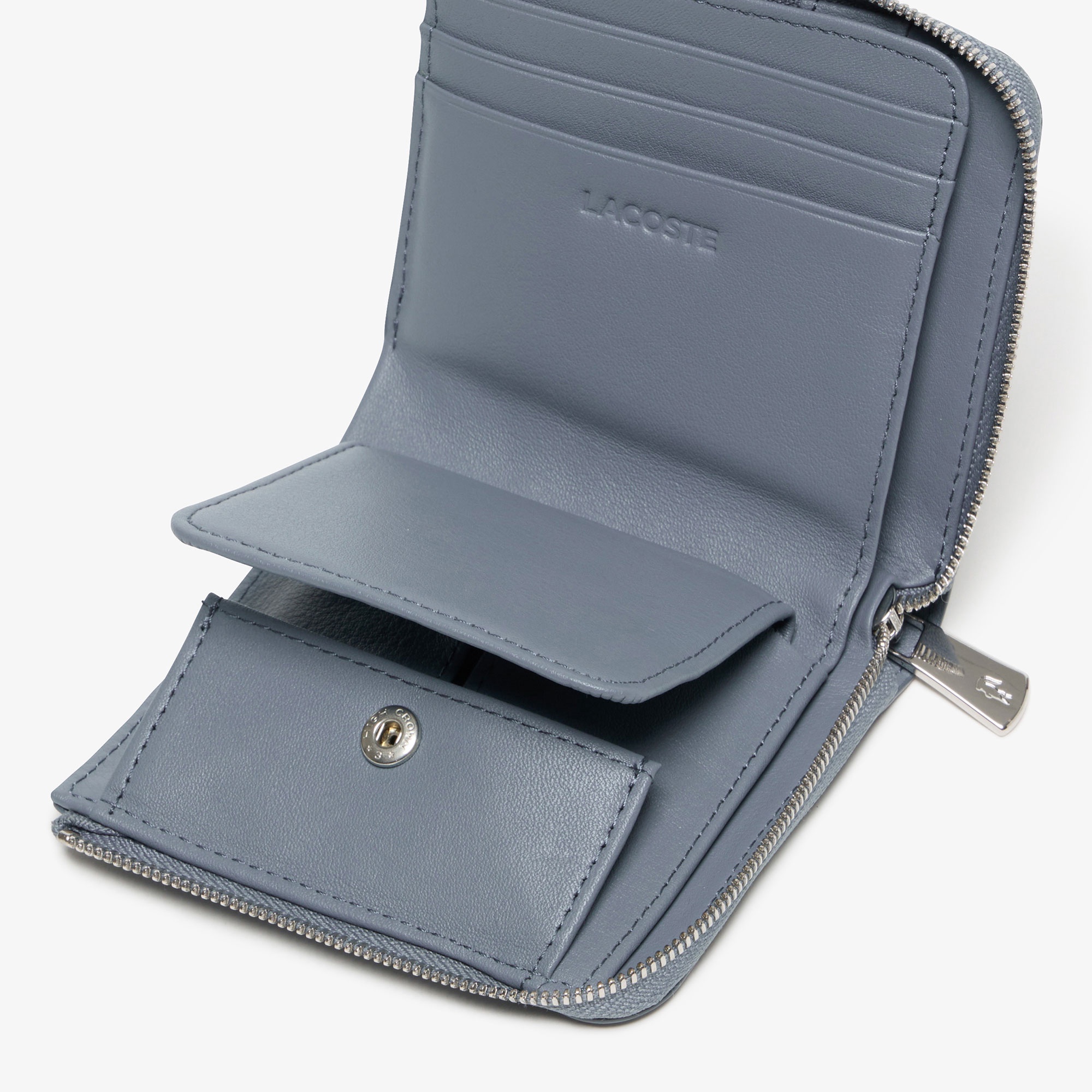 ラウンドジップレザーミニウォレット