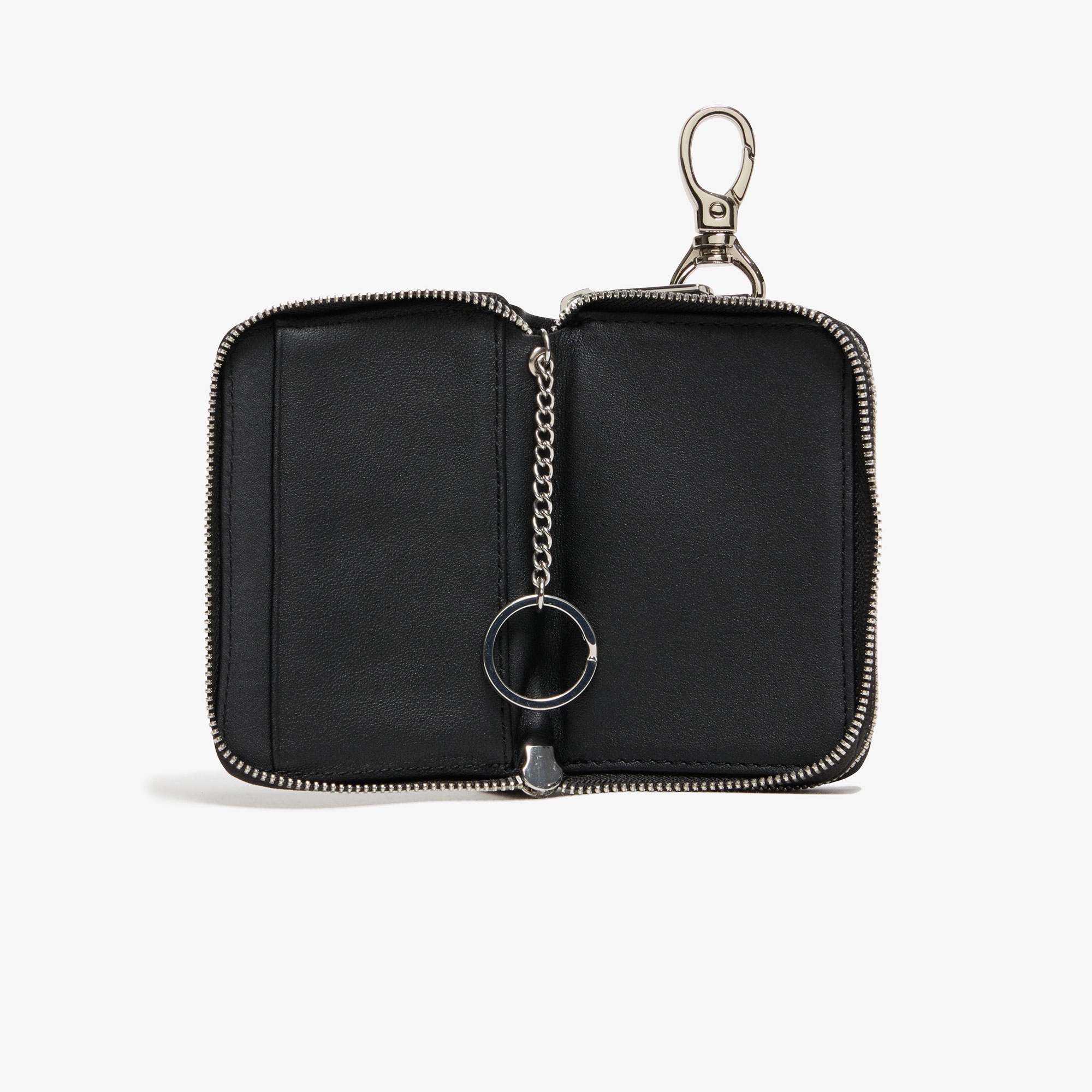 ラウンドジップレザーマルチキーケース