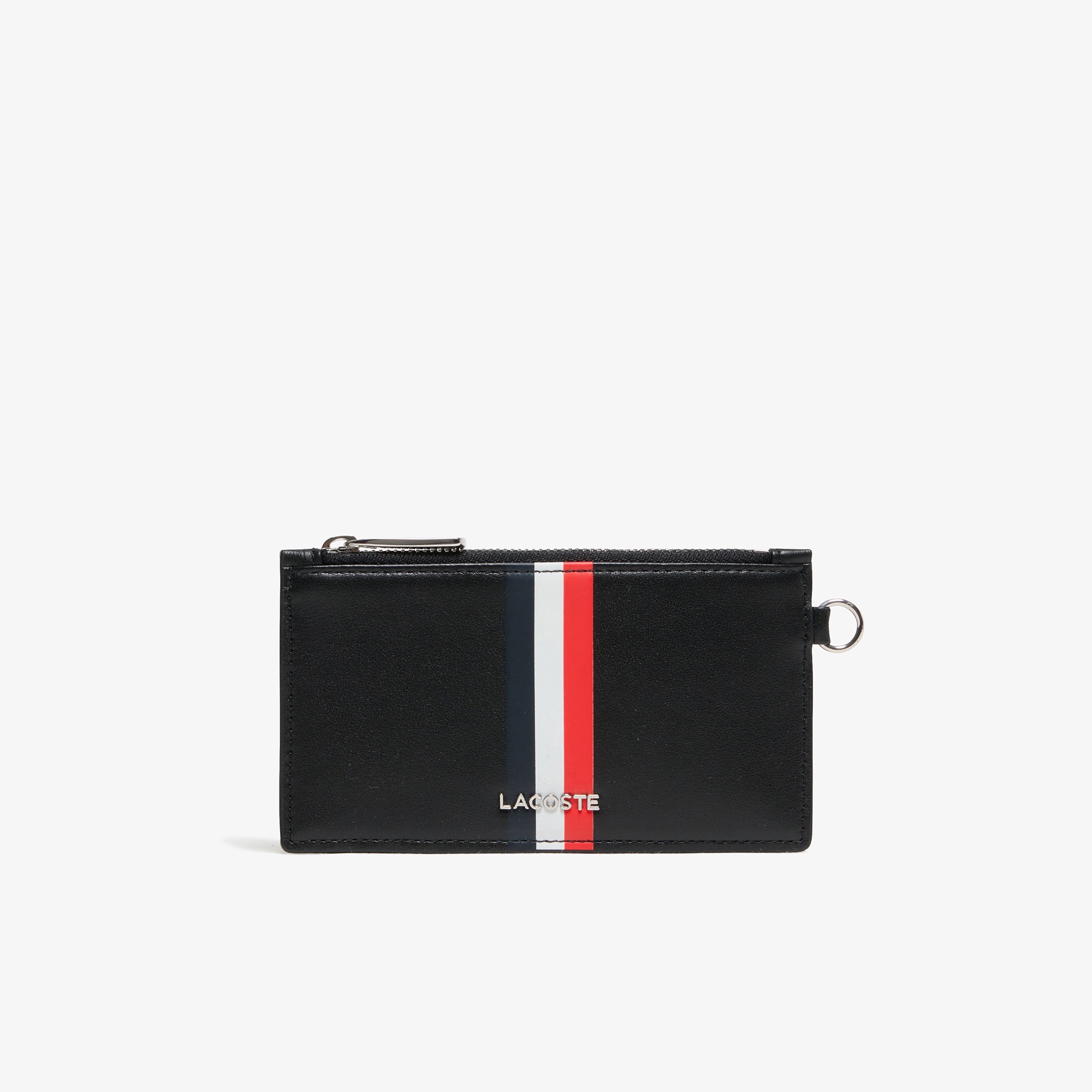 トリコロールプリントレザーマルチケース