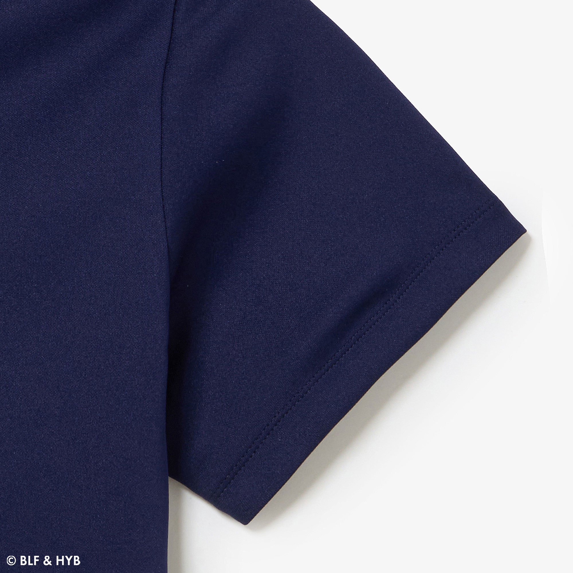 厚盛りプリントクロップドゲーム ポロシャツ