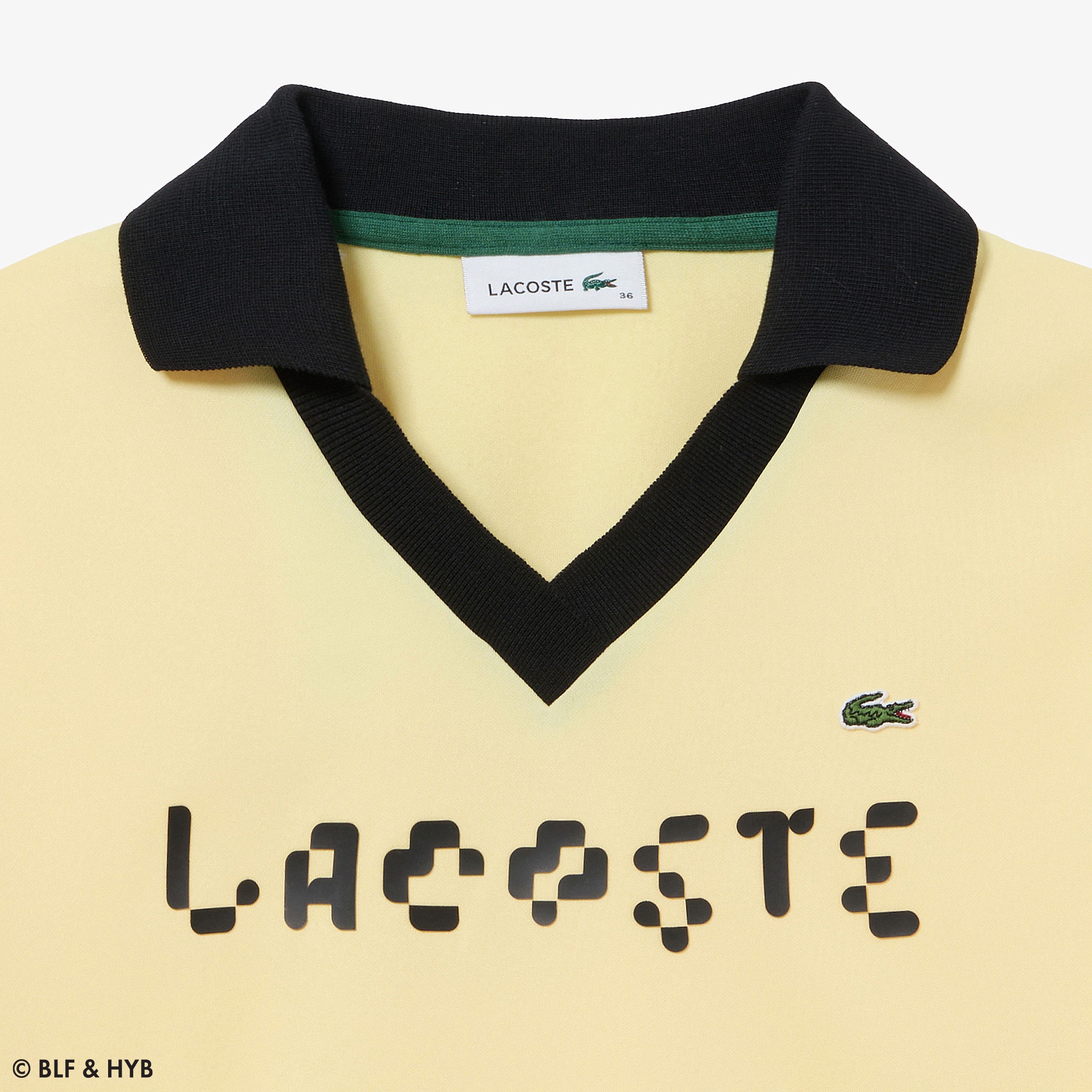 厚盛りプリントクロップドゲーム ポロシャツ