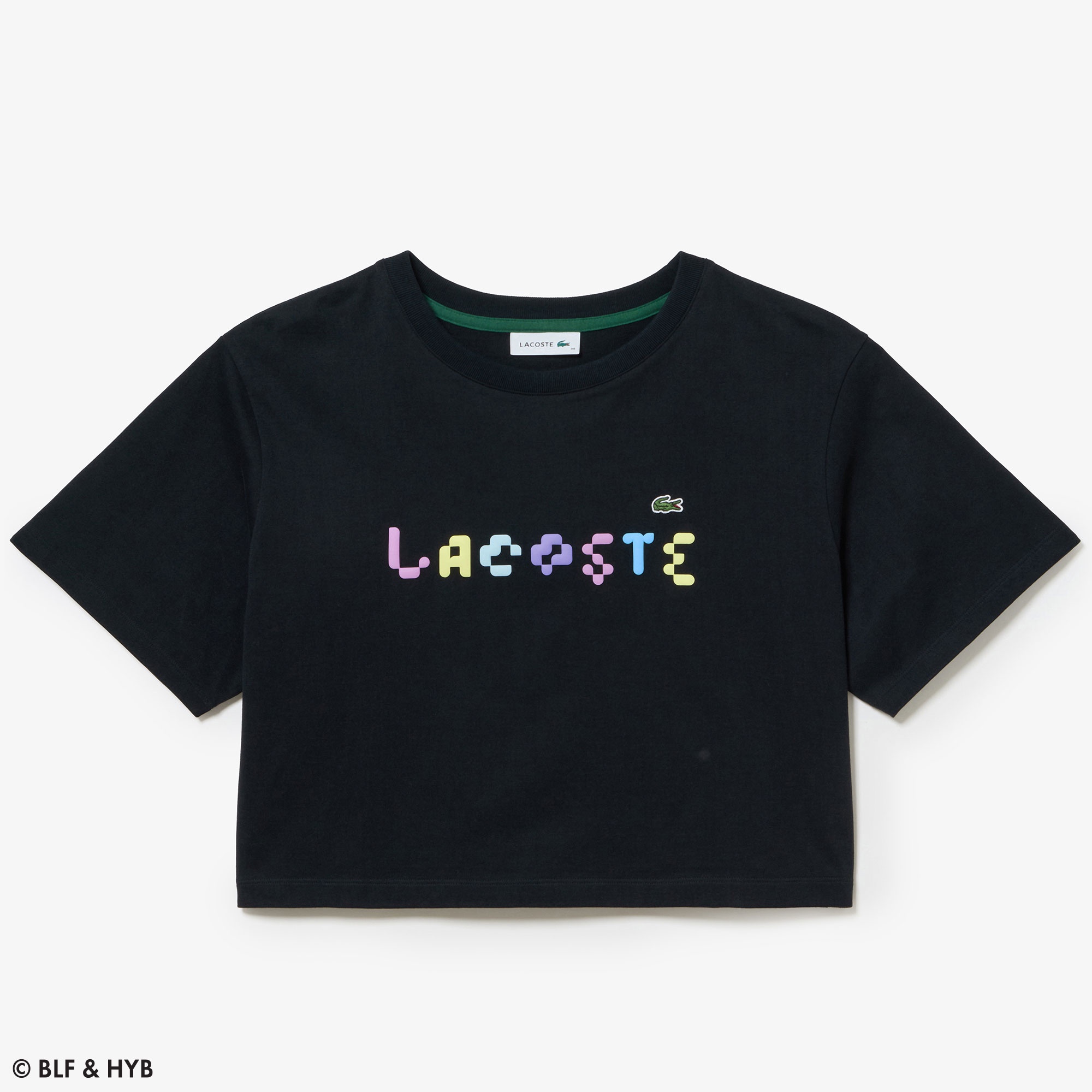 発泡プリントクロップド Tシャツ