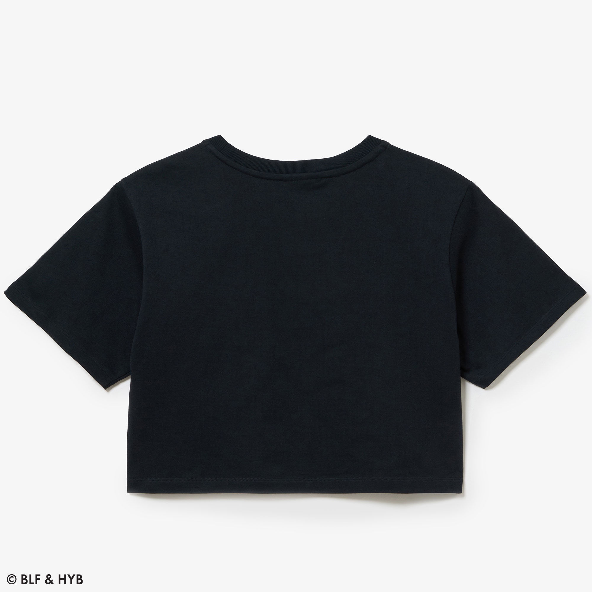 発泡プリントクロップド Tシャツ
