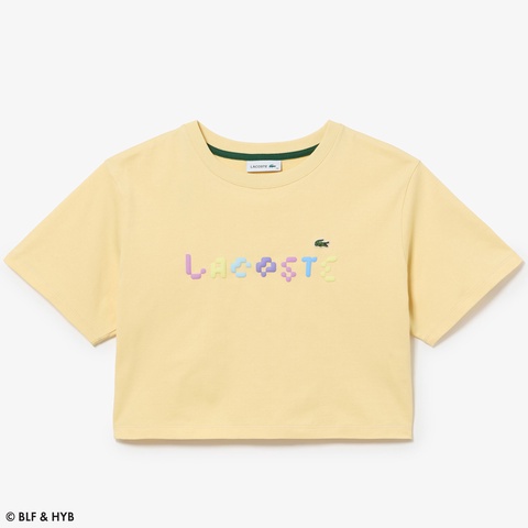 発泡プリントクロップド Tシャツ