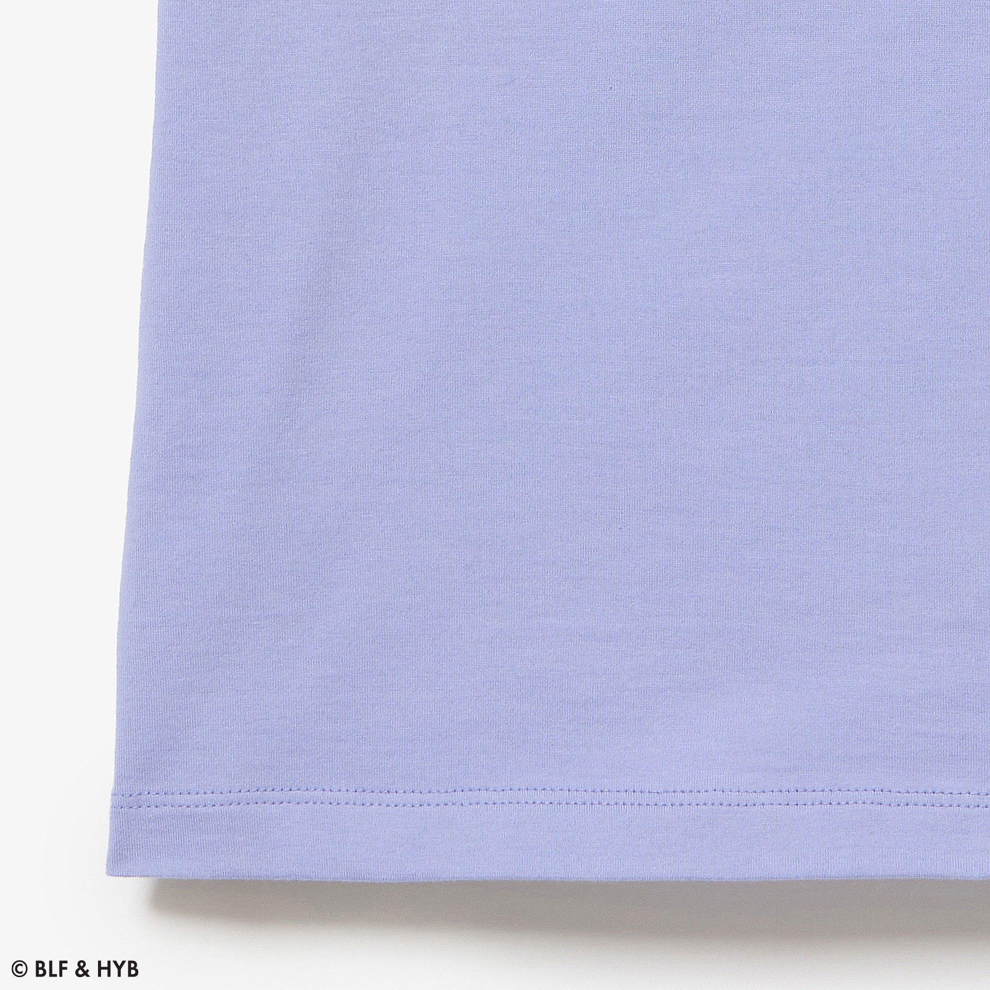 チュールスリーブロゴ刺繍 Tシャツ