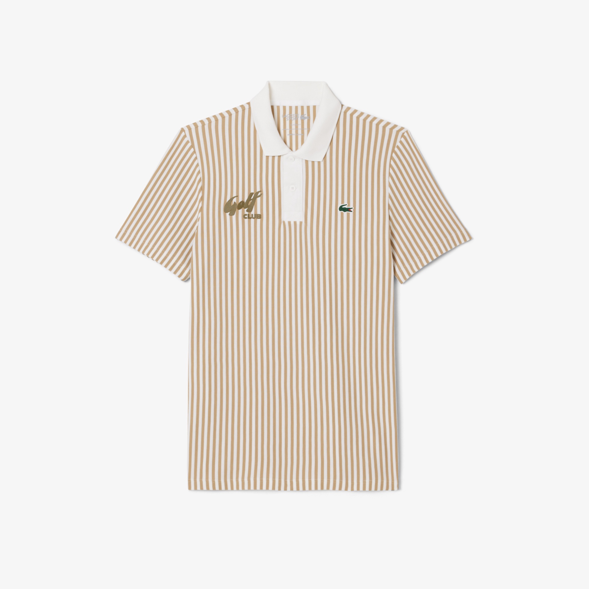 ヒートコントロールストライプポロシャツ