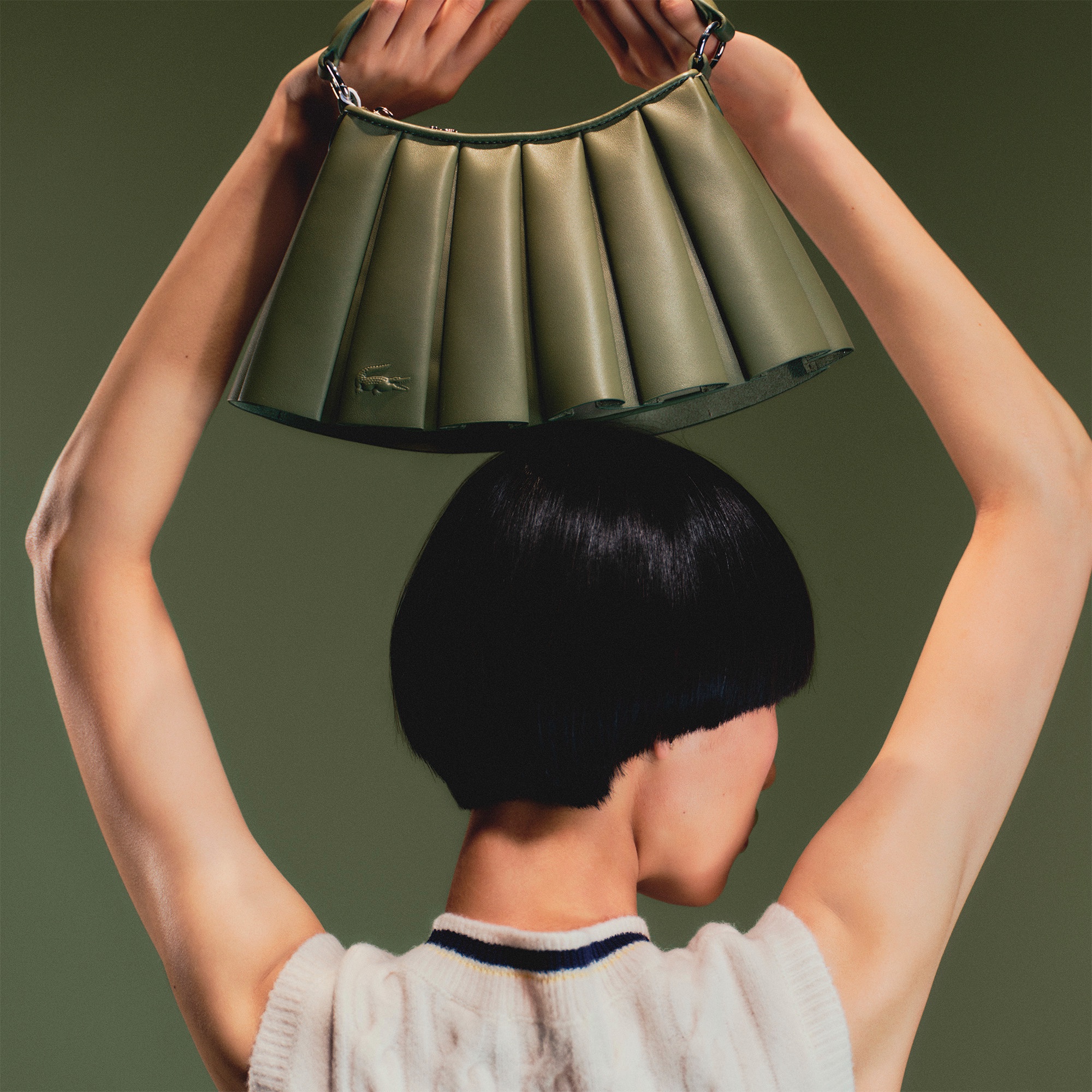 ランラン レザーショルダーバッグ