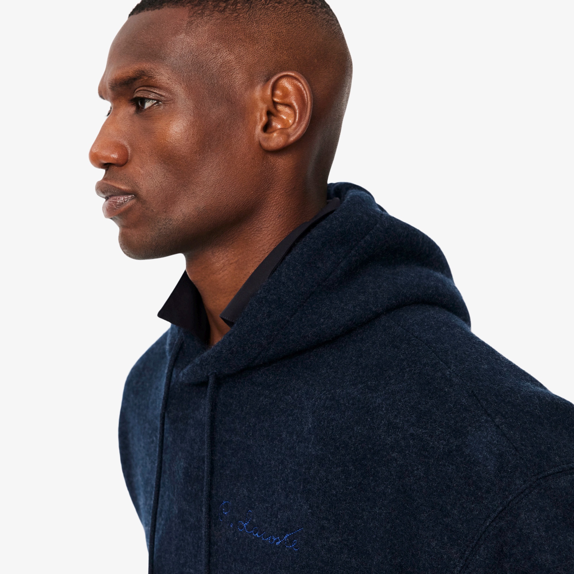 ダブルフェイスルーズフィットフーディー