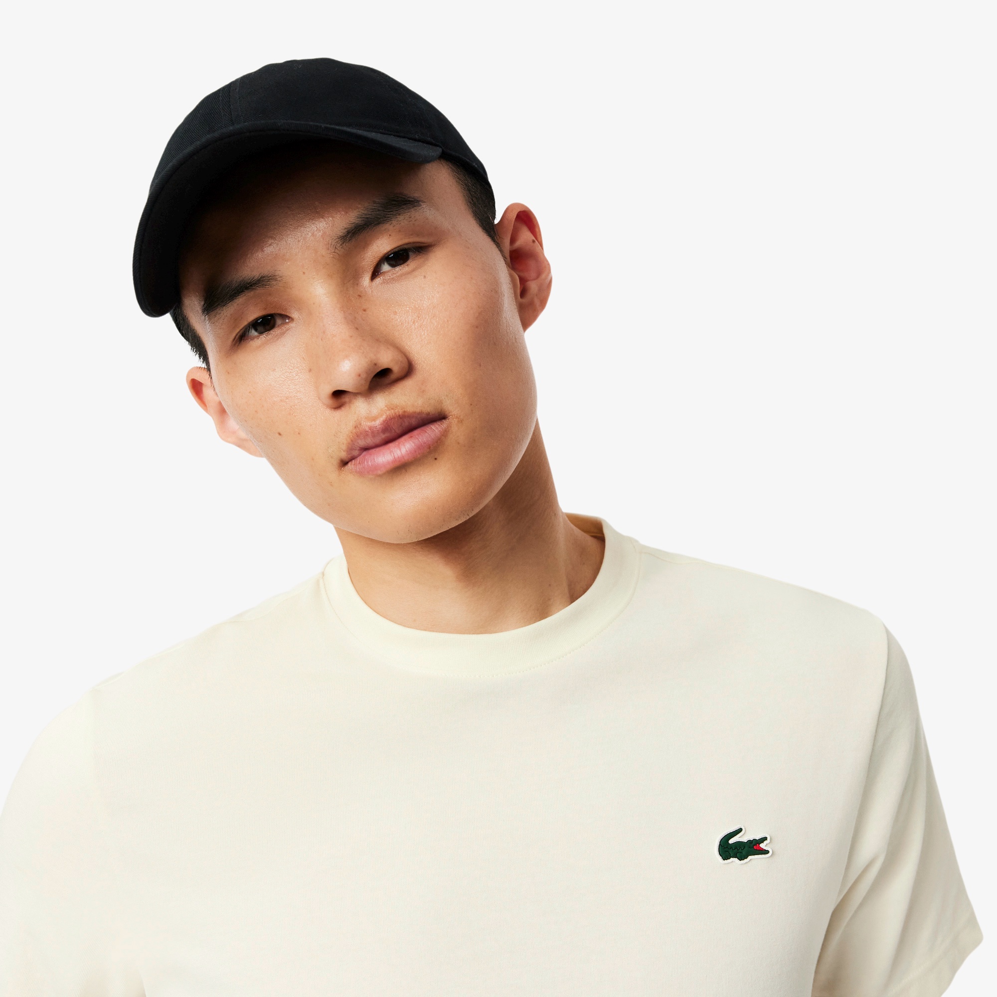 フェイドエフェクトワニロゴバックプリントウルトラドライTシャツ