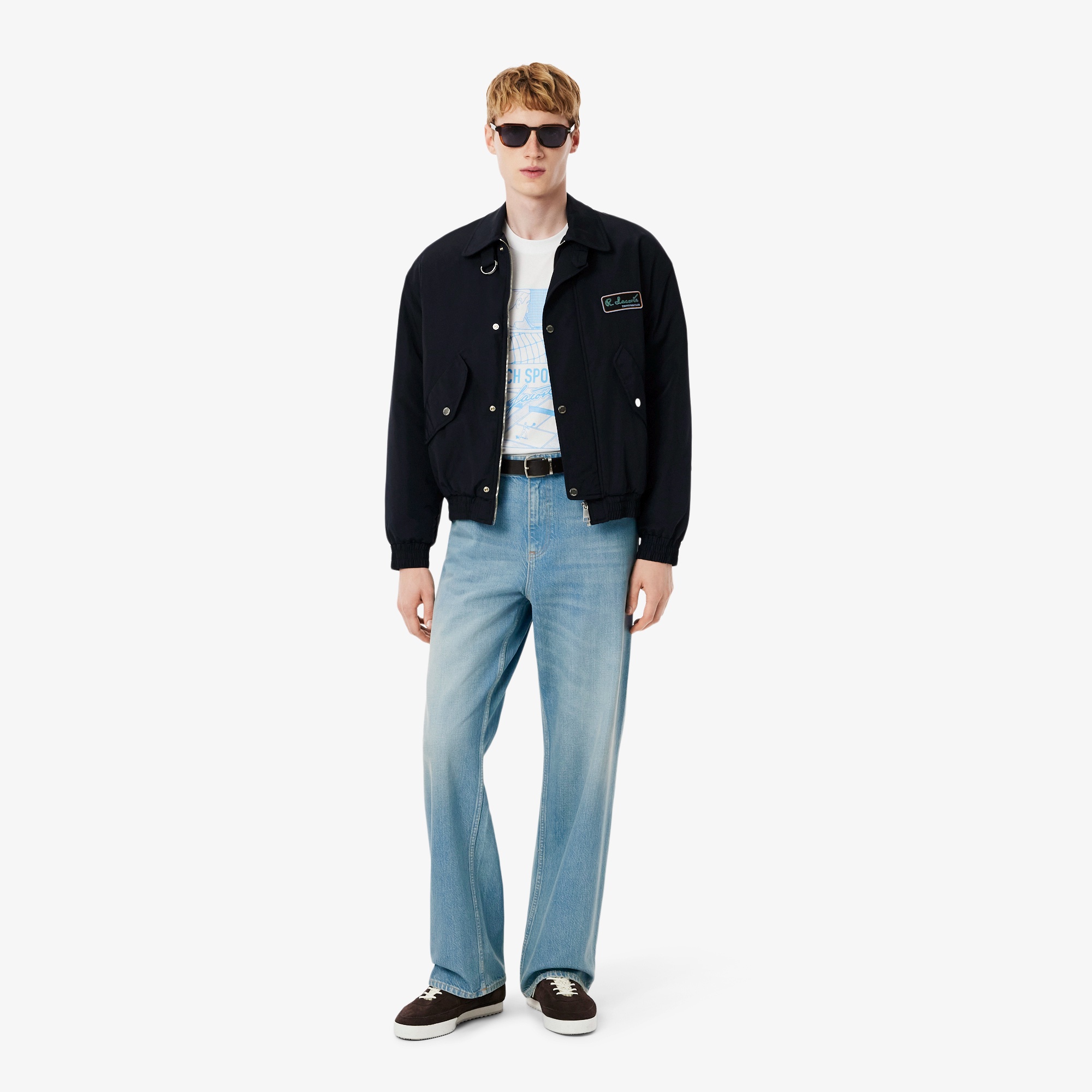 ルーズフィット5ポケットデニムジーンズ