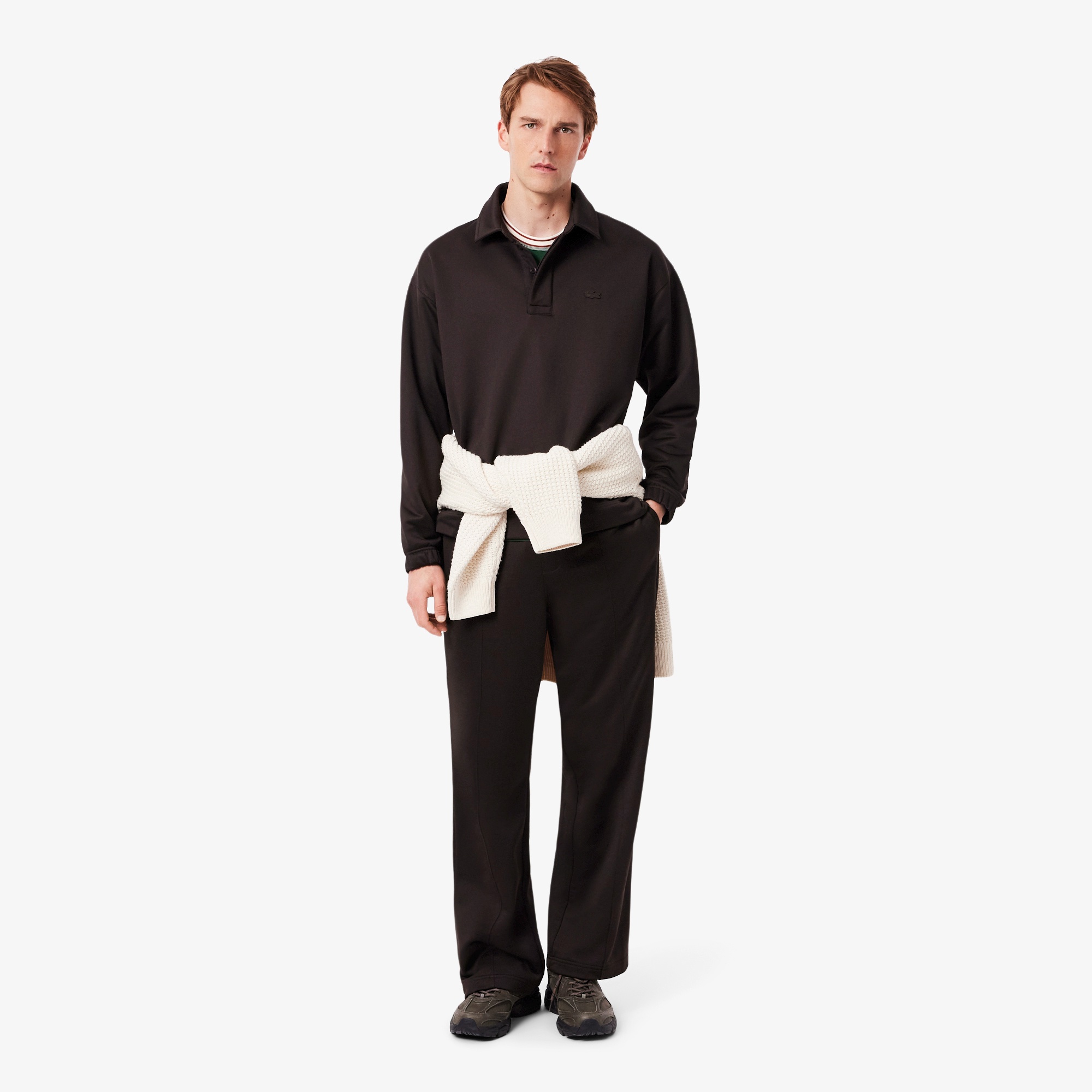 ボーダーリブネックフレンチメイドTシャツ