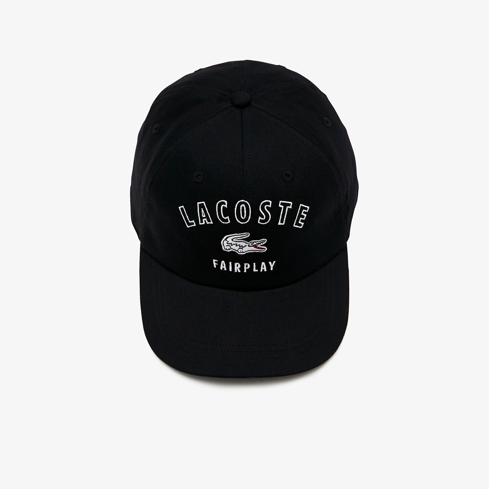 刺繍入り6方キャップ