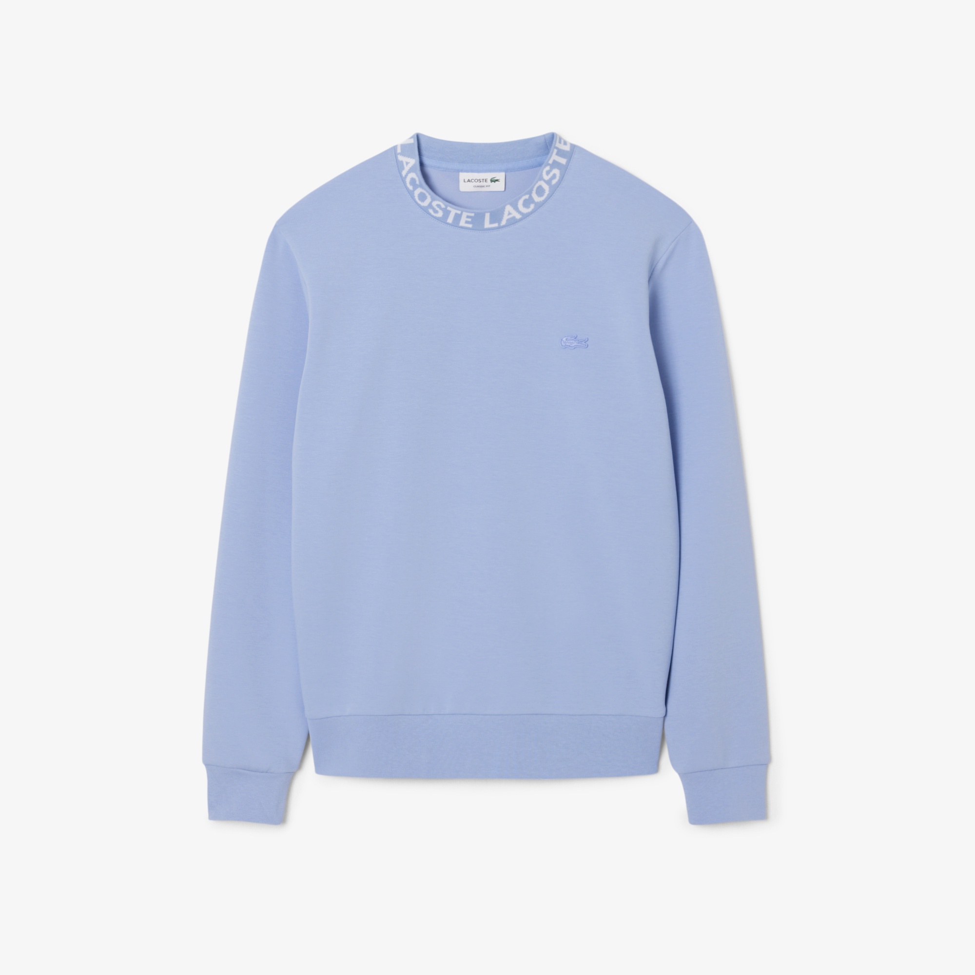 ジャカードネッククルーネックスウェット