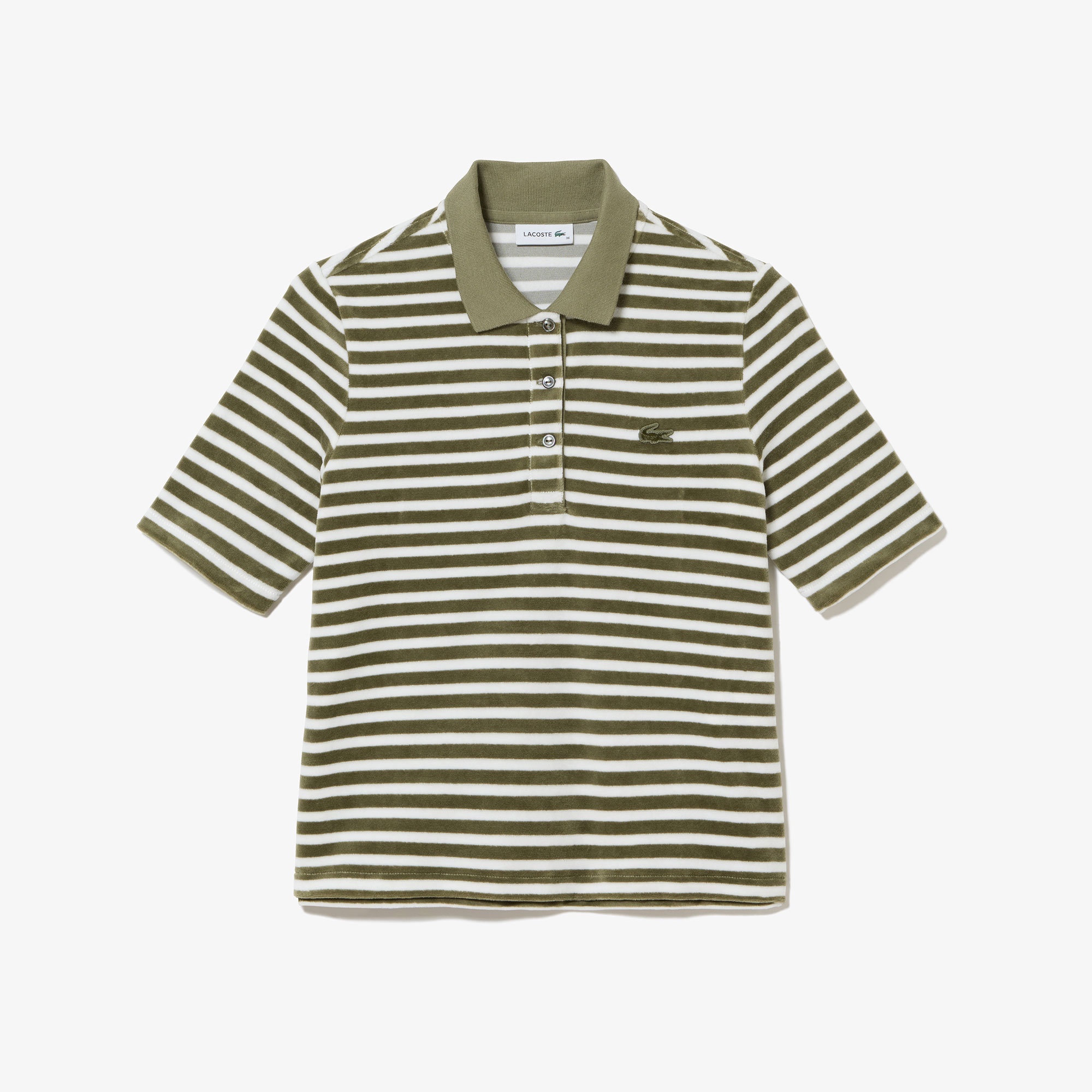 ベロアボーダーポロシャツ