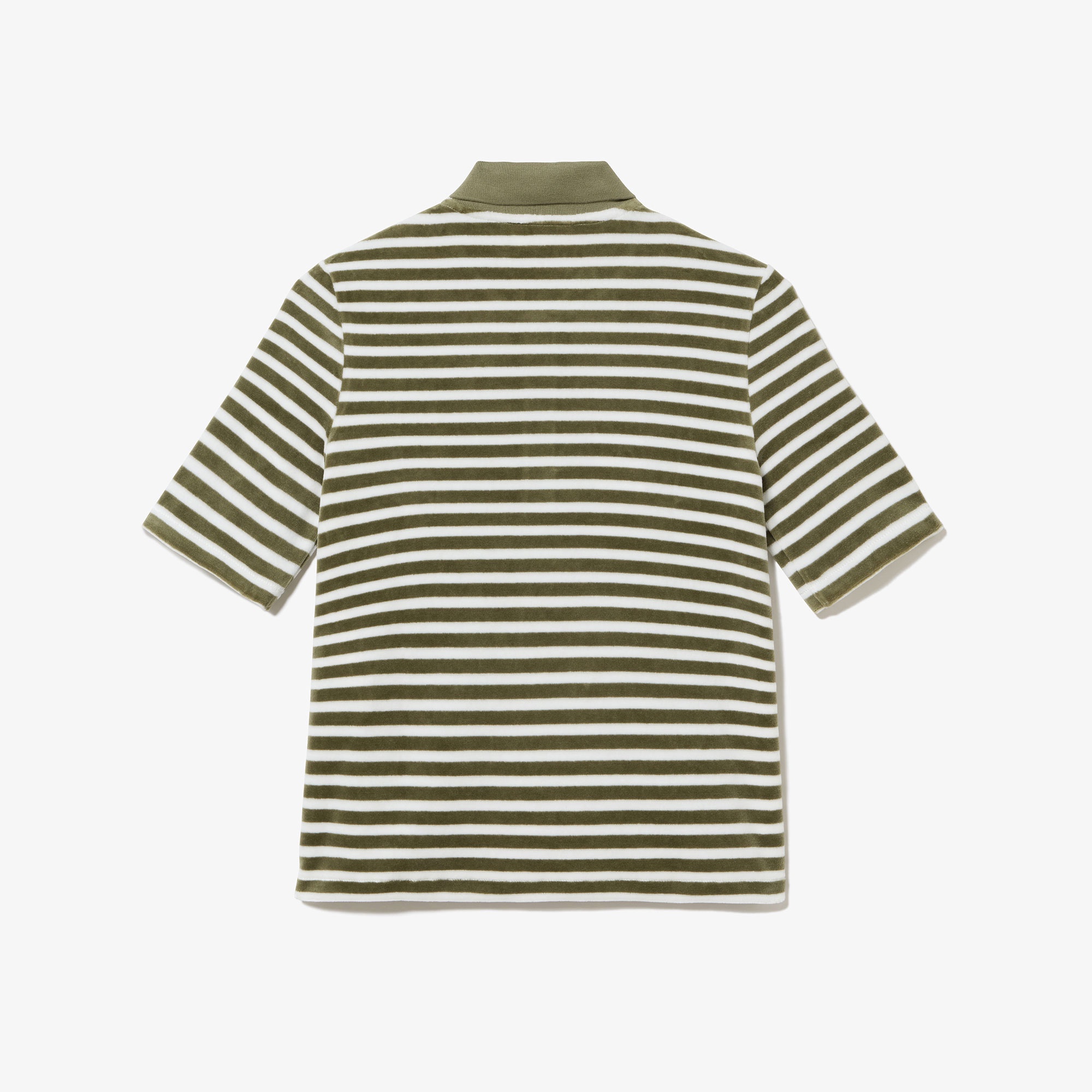 ベロアボーダーポロシャツ