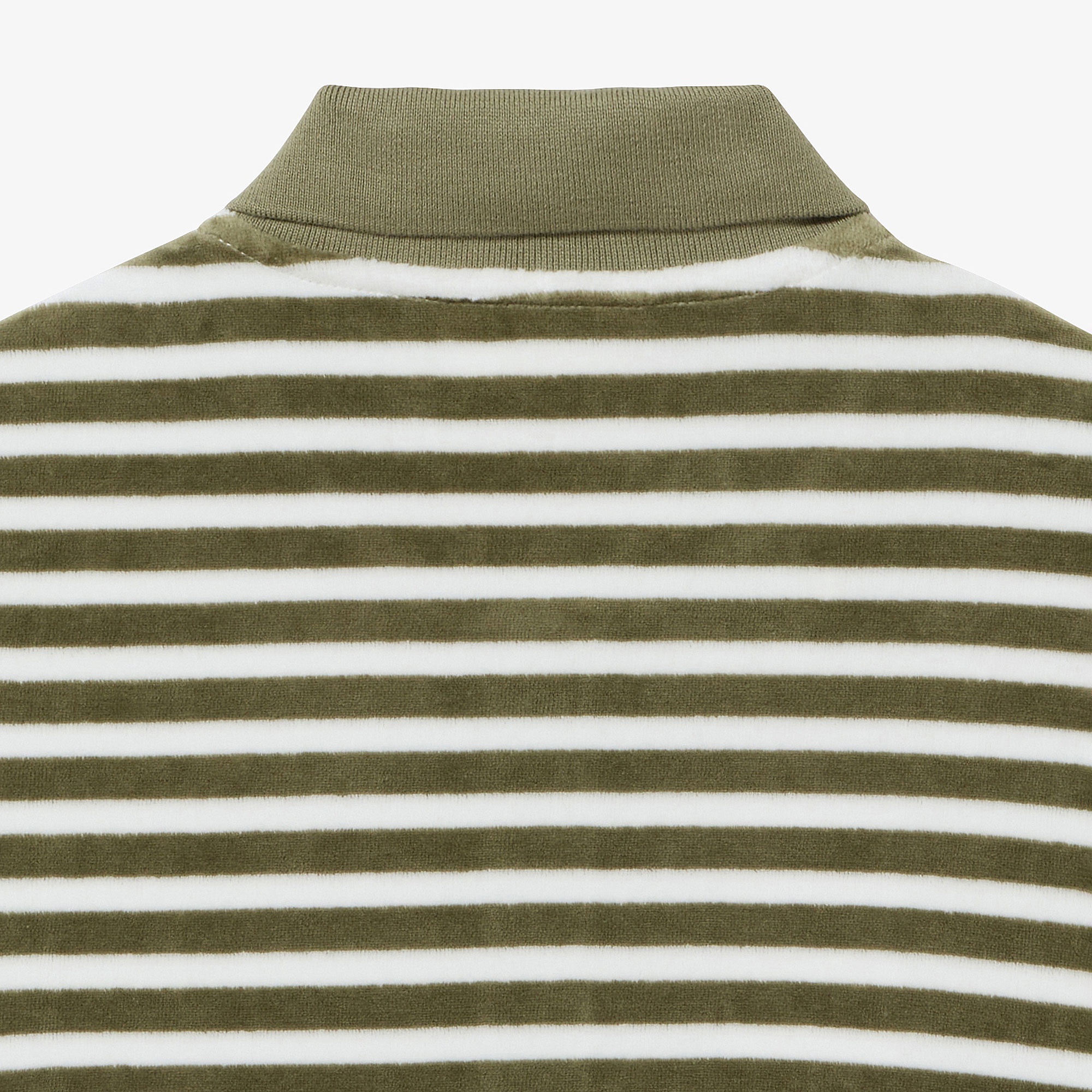 ベロアボーダーポロシャツ