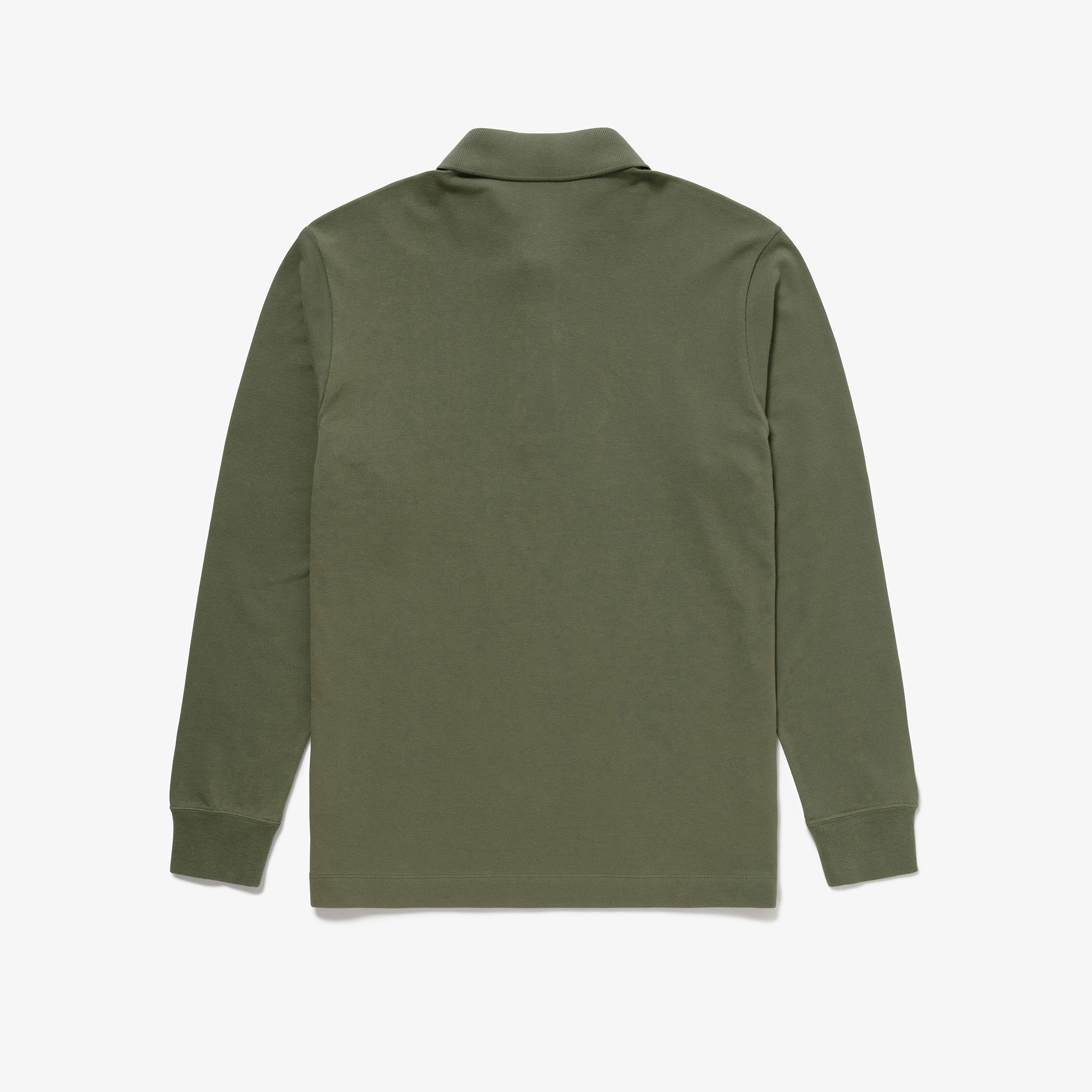 比翼フロントロングスリーブポロシャツ