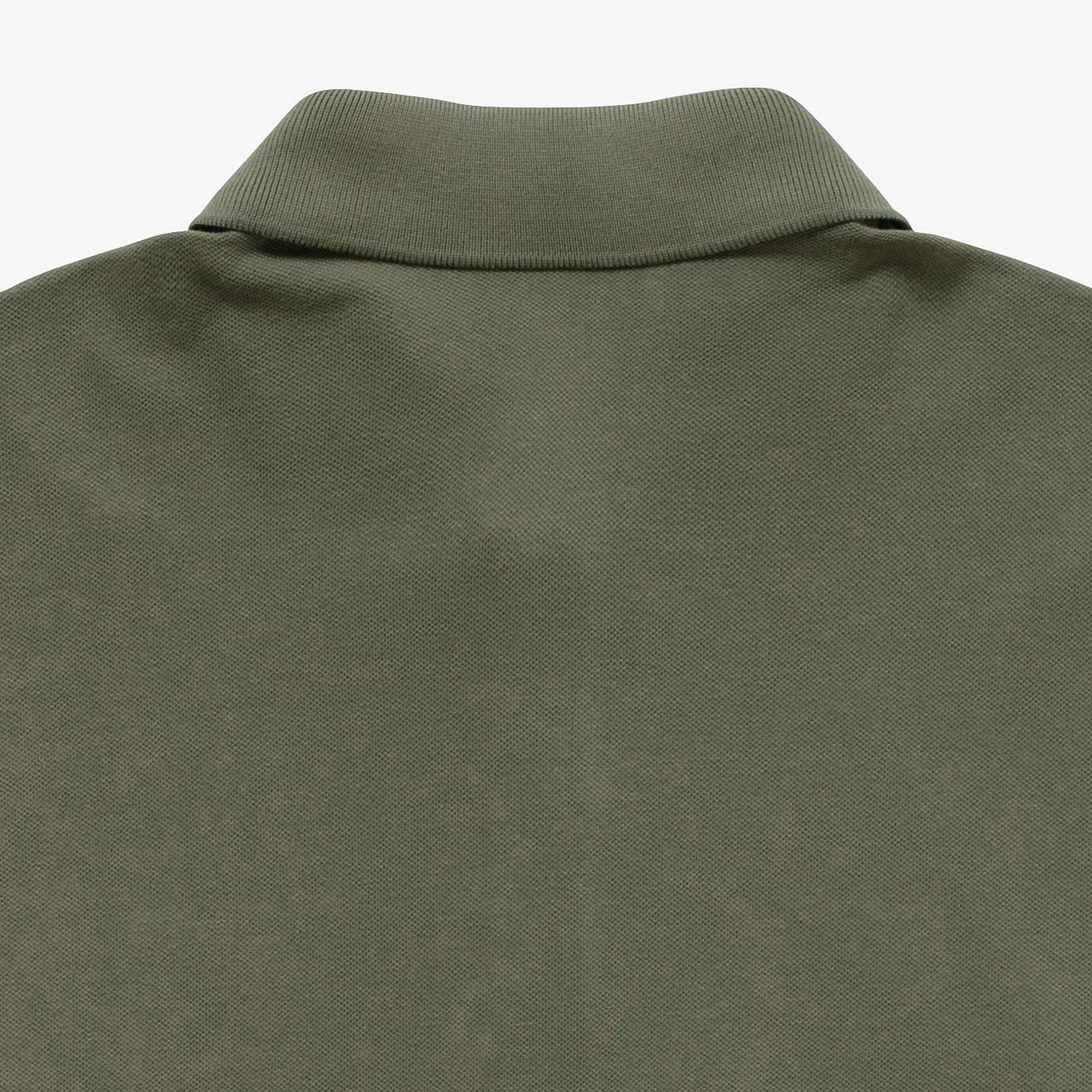 比翼フロントロングスリーブポロシャツ