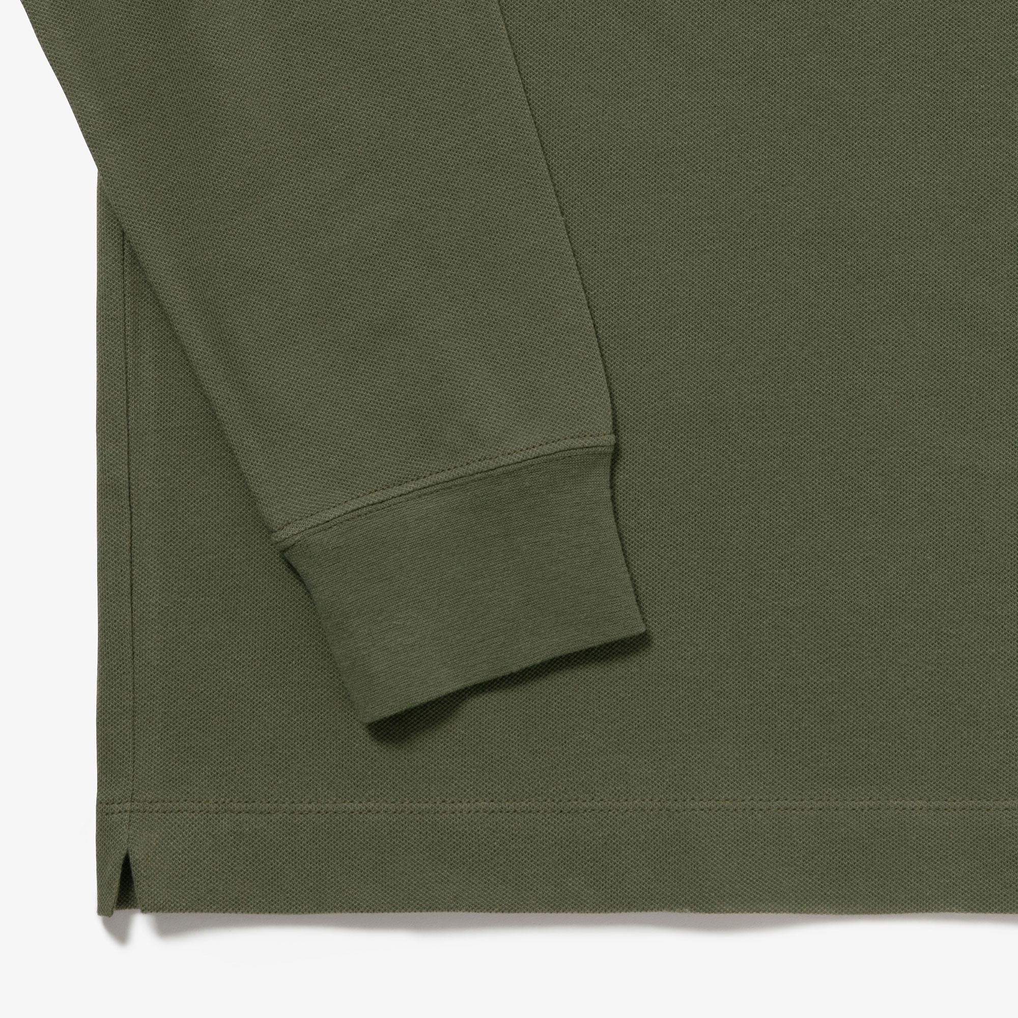 比翼フロントロングスリーブポロシャツ