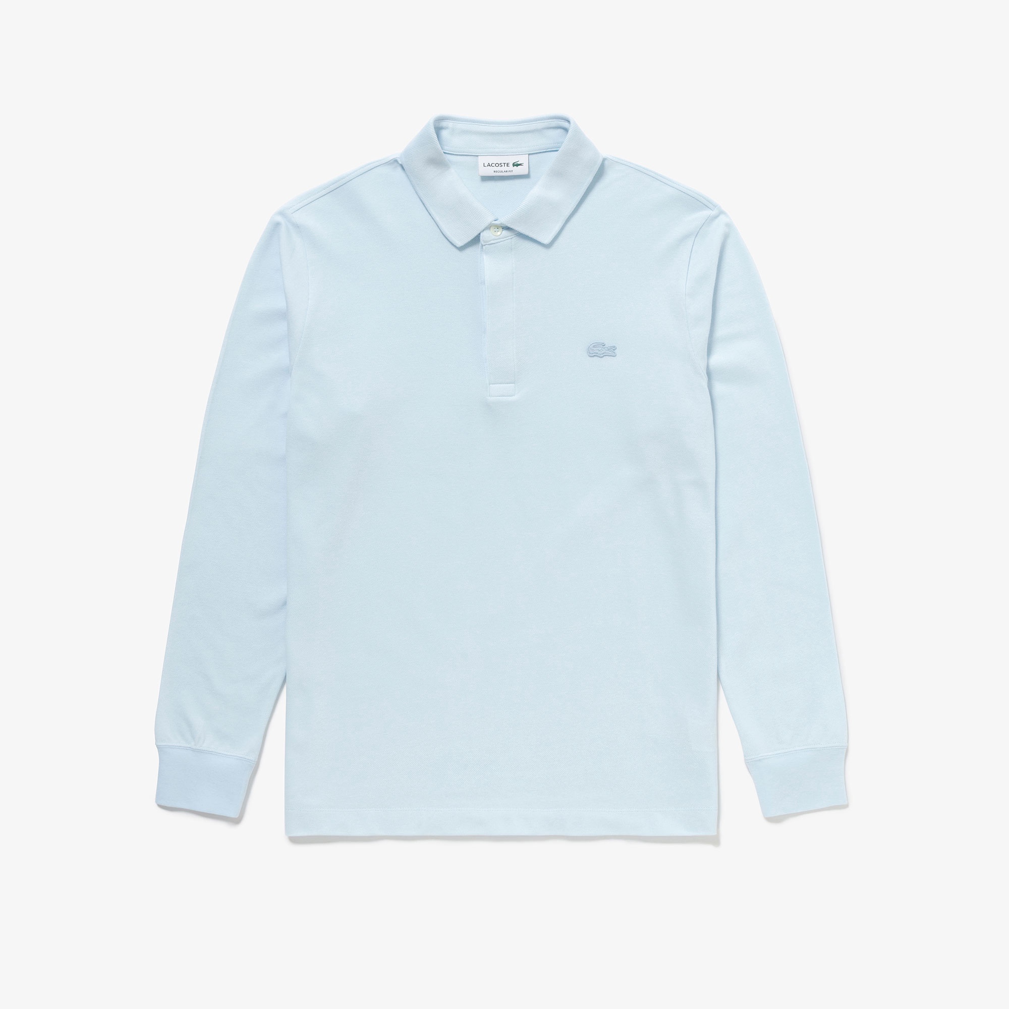 比翼フロントロングスリーブポロシャツ