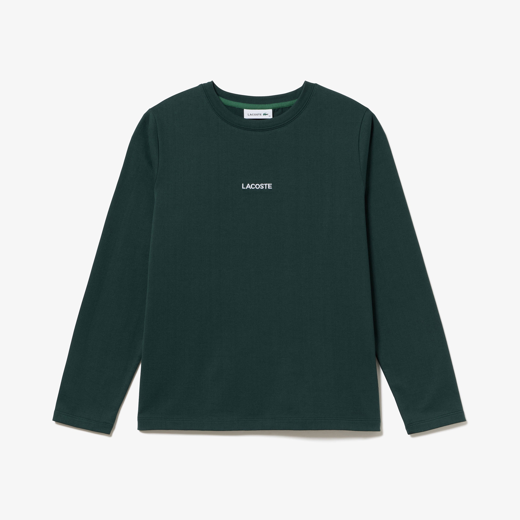 ワンポイント刺しゅう長袖Tシャツ