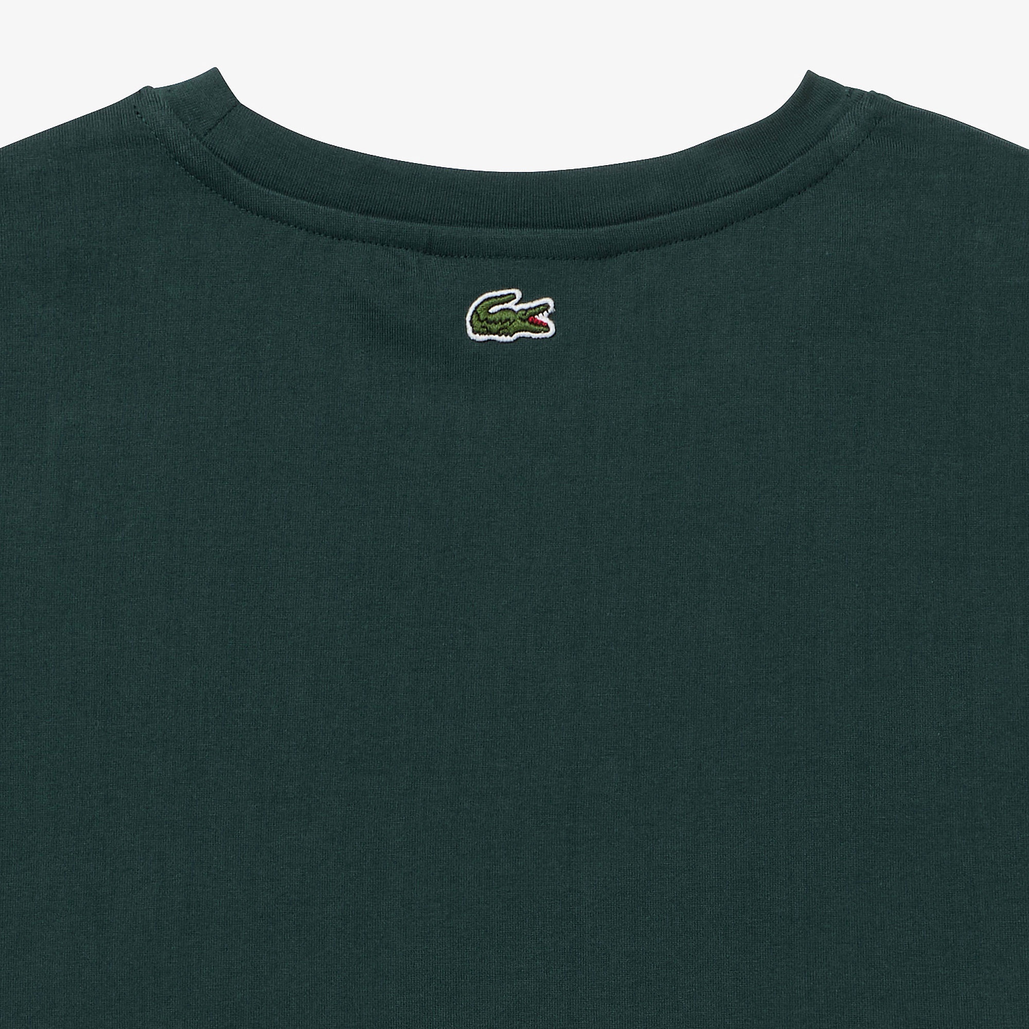 ワンポイント刺しゅう長袖Tシャツ