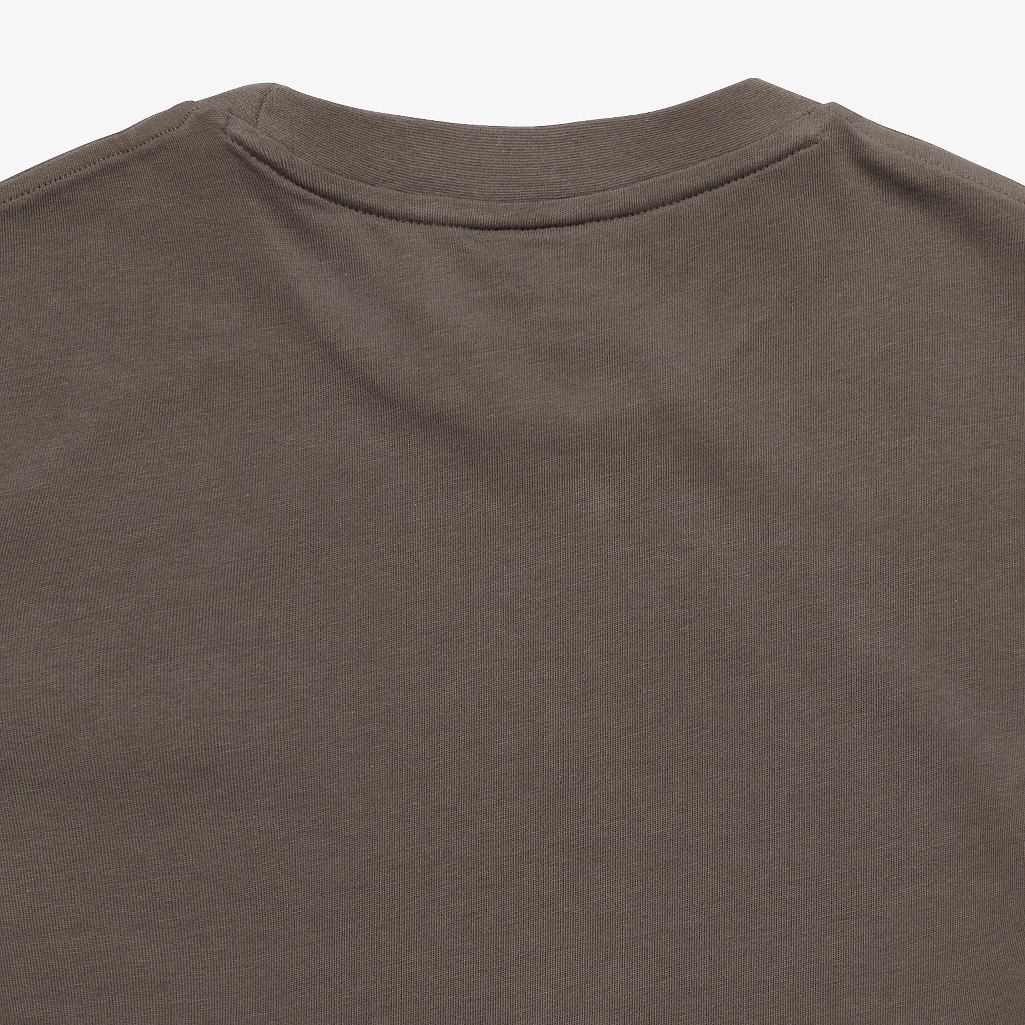 アウトラインクロッククルーネックTシャツ