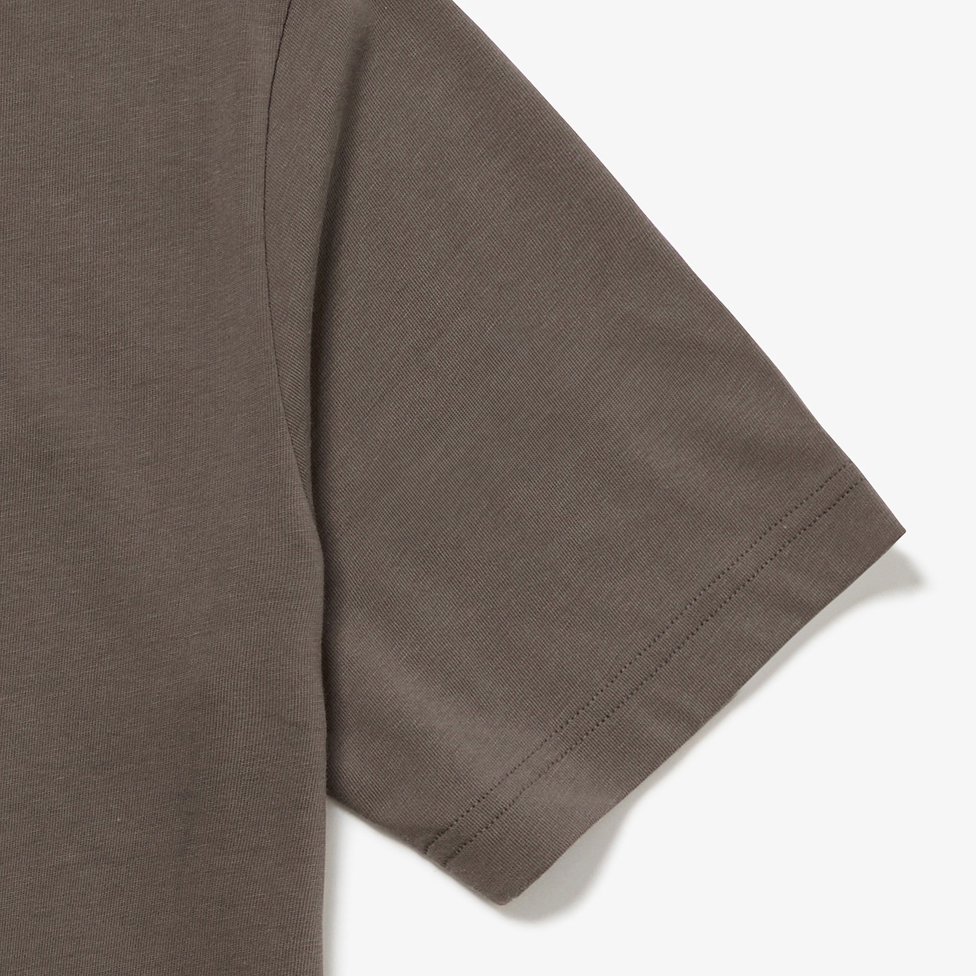 アウトラインクロッククルーネックTシャツ