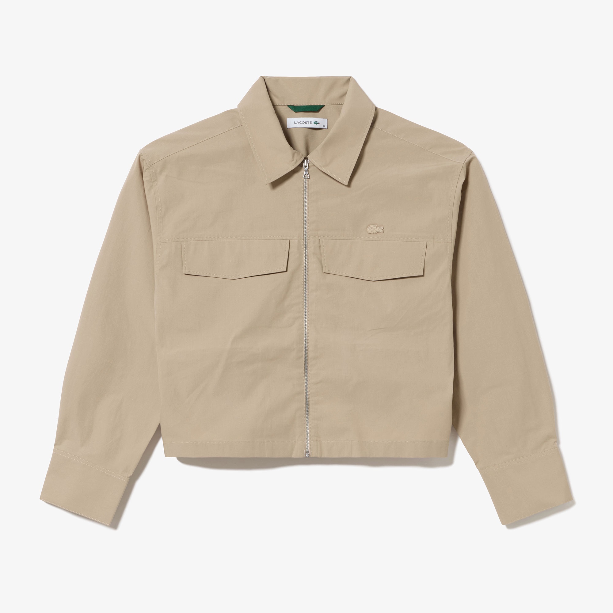 ジップアップブルゾンシャツ