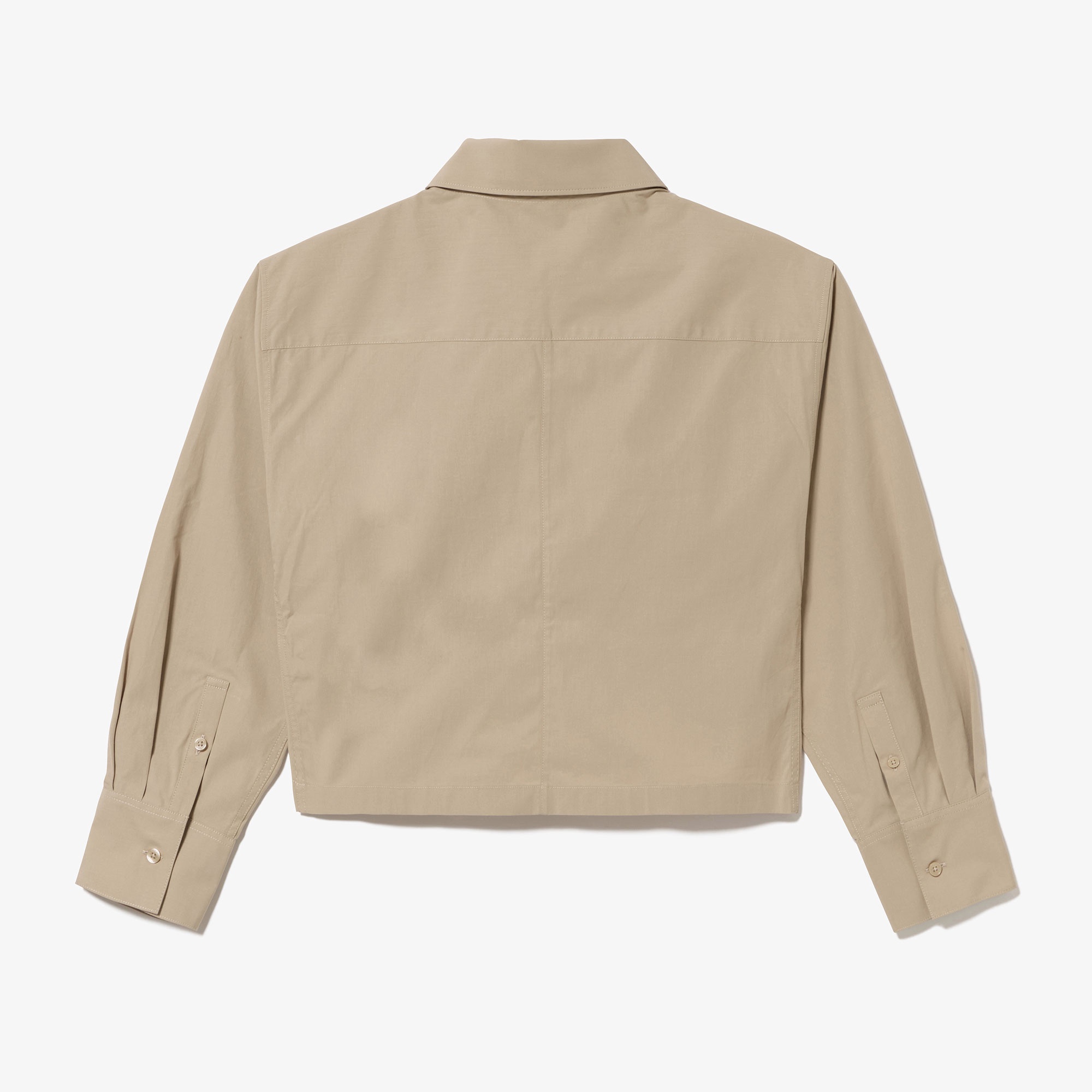 ジップアップブルゾンシャツ