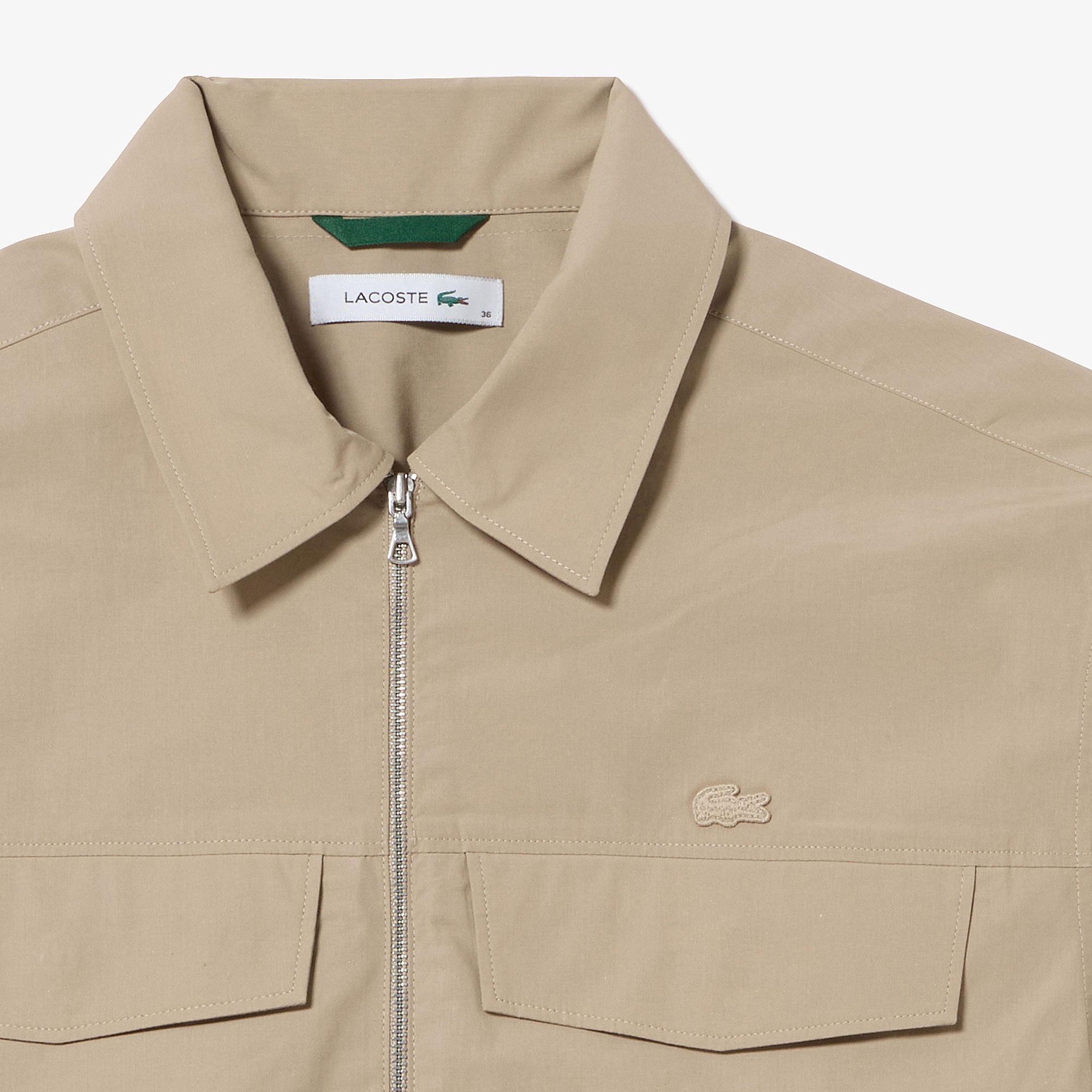 ジップアップブルゾンシャツ