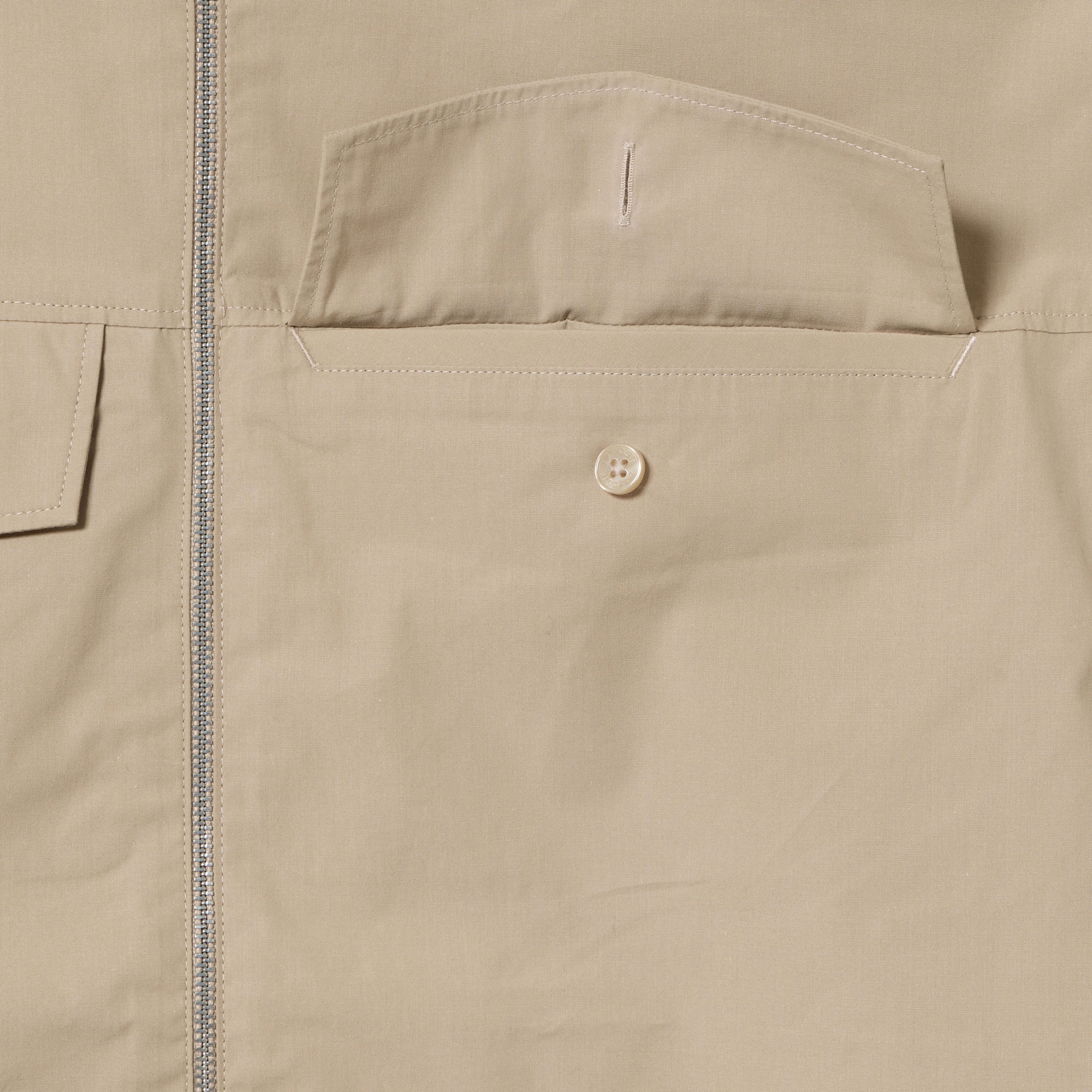 ジップアップブルゾンシャツ