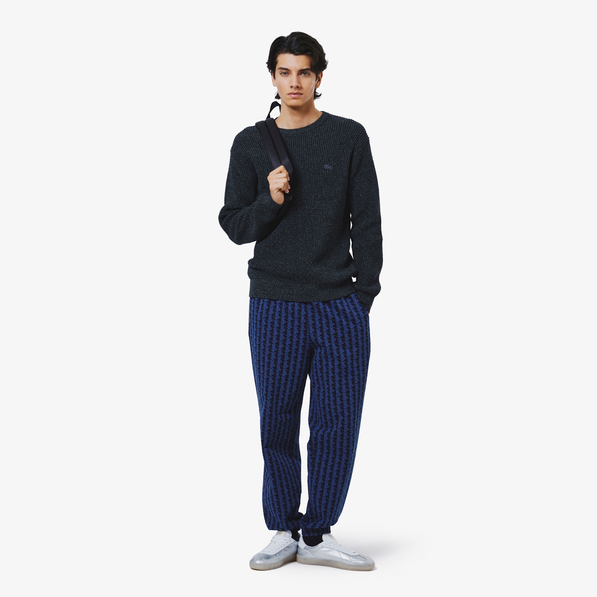 ワッフルニットセーター