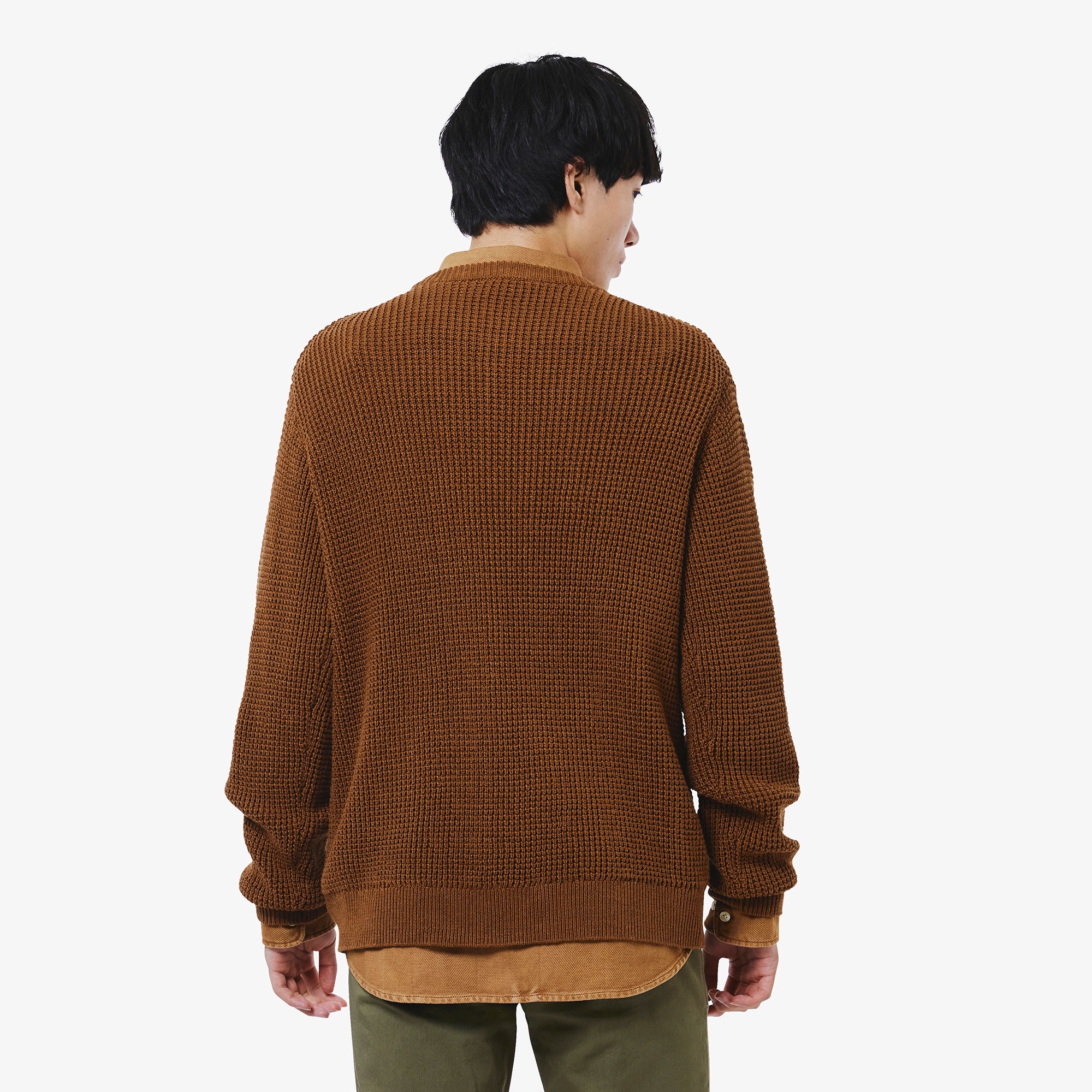 ワッフルニットセーター