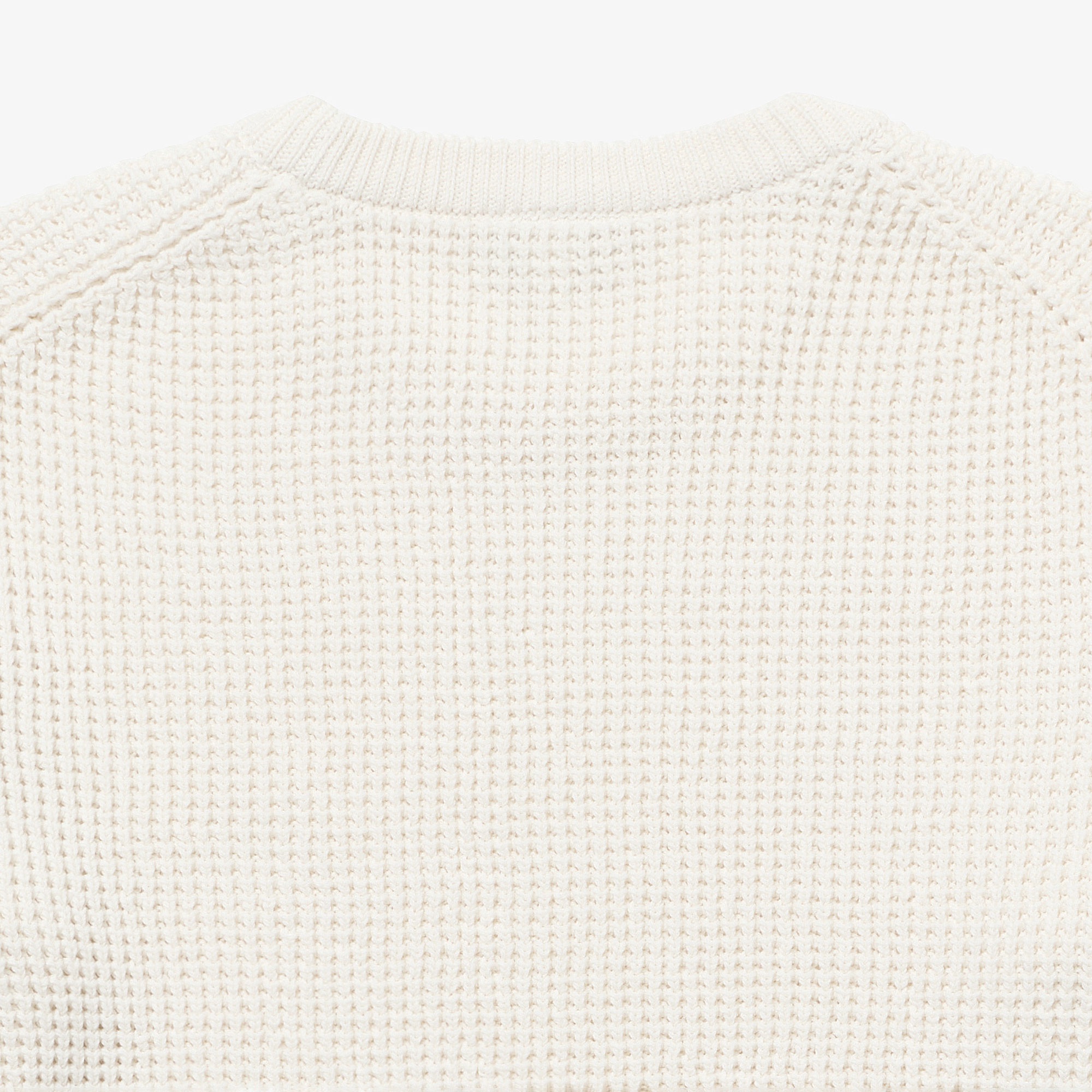 ワッフルニットセーター