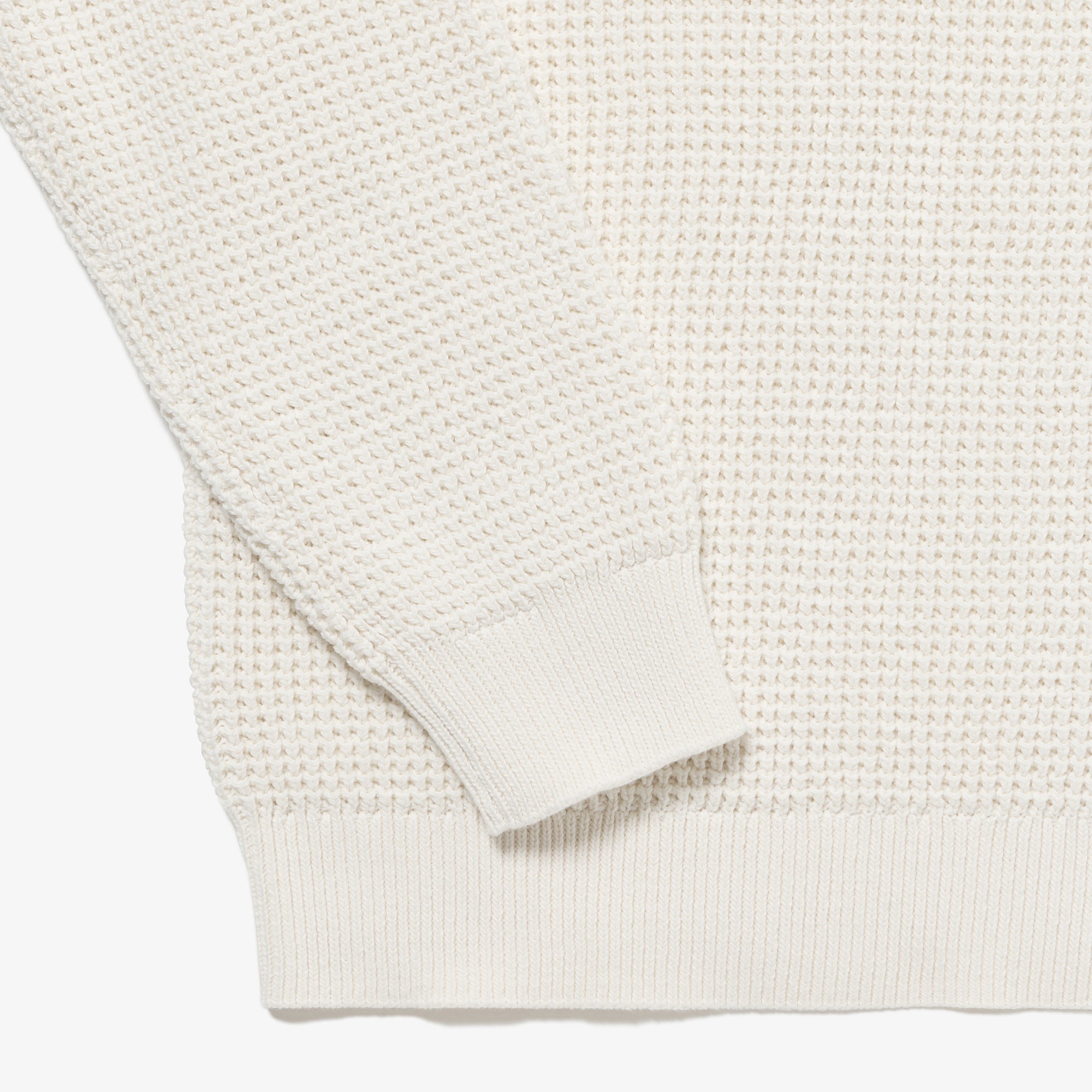 ワッフルニットセーター