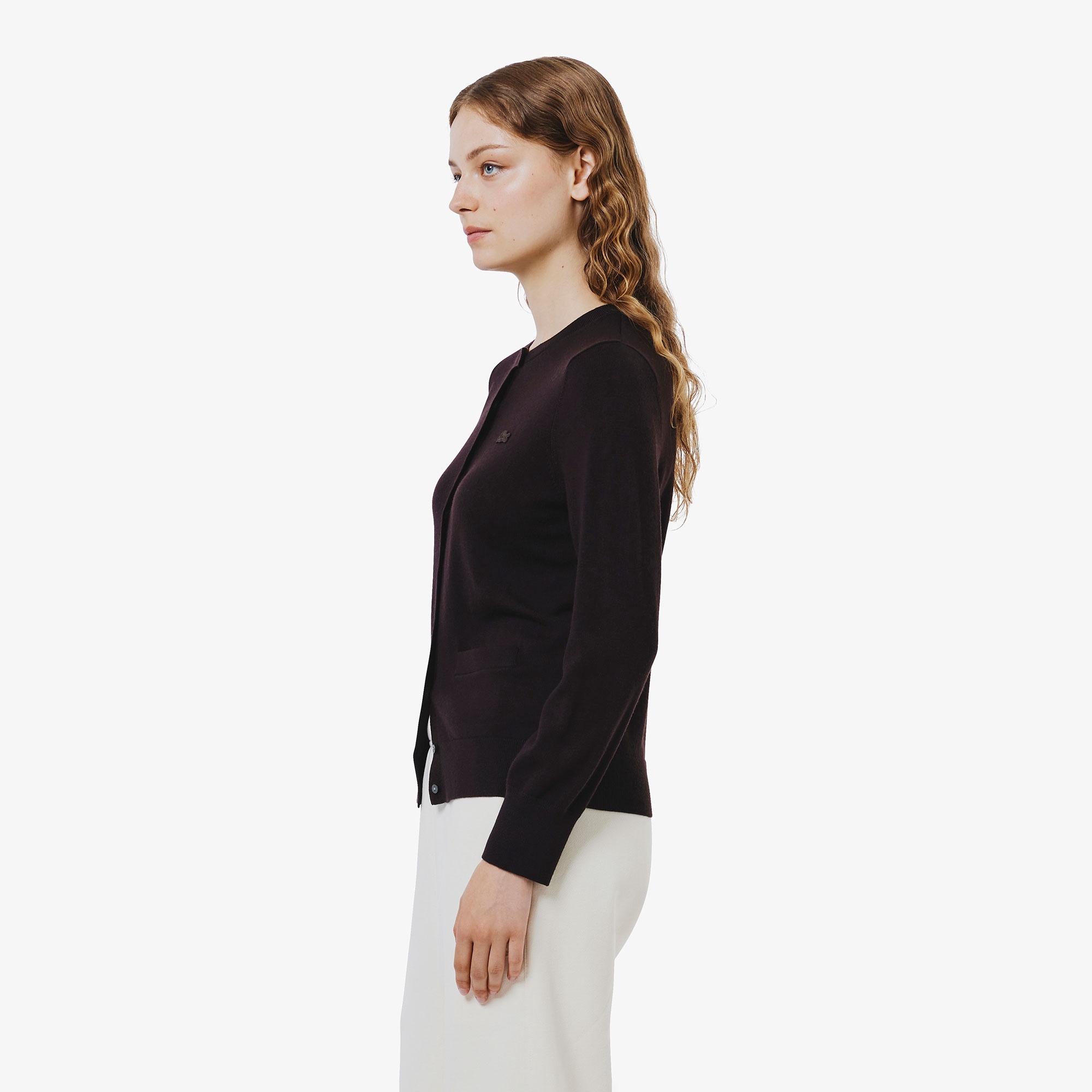 ウォッシャブルウールニットカーディガン