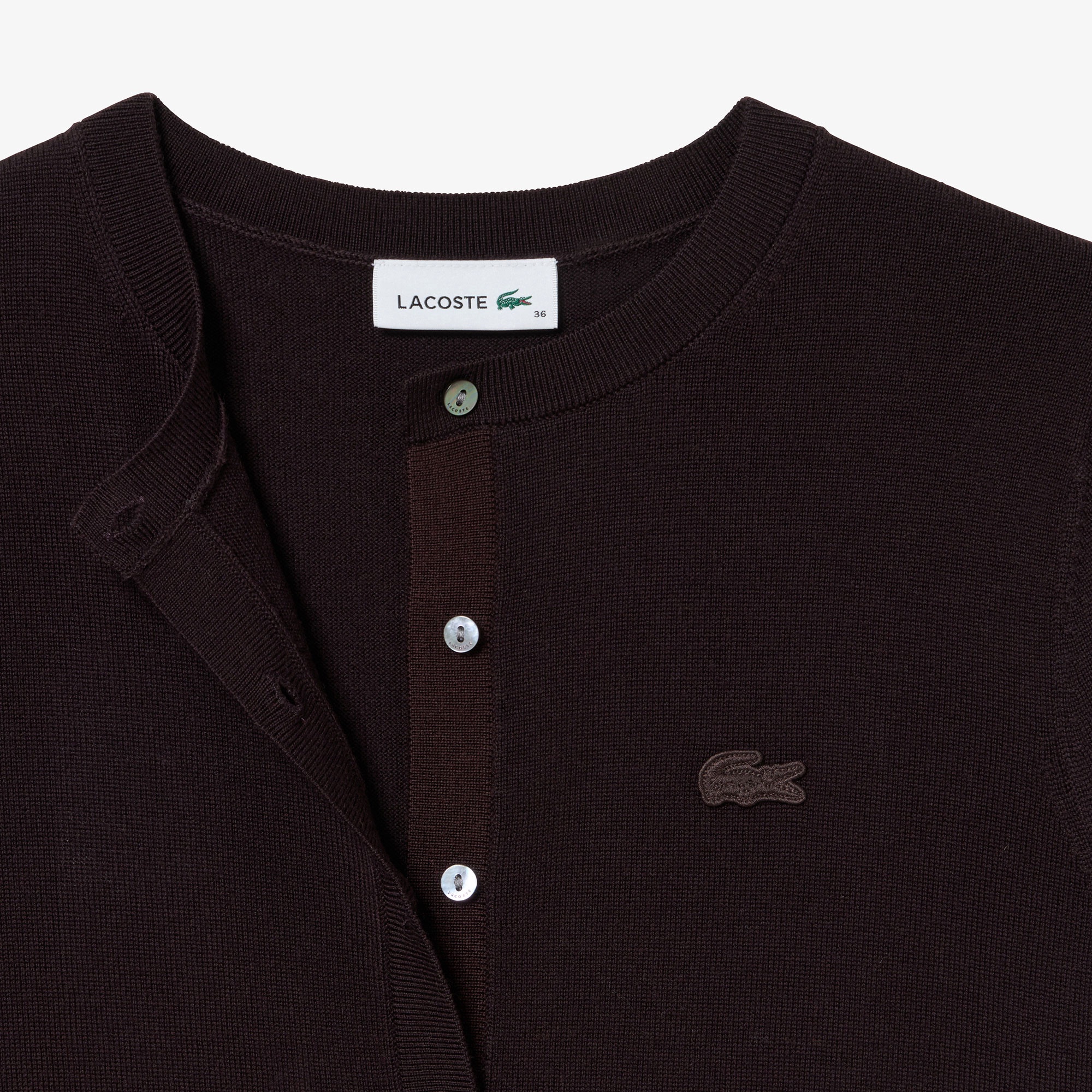 ウォッシャブルウールニットカーディガン