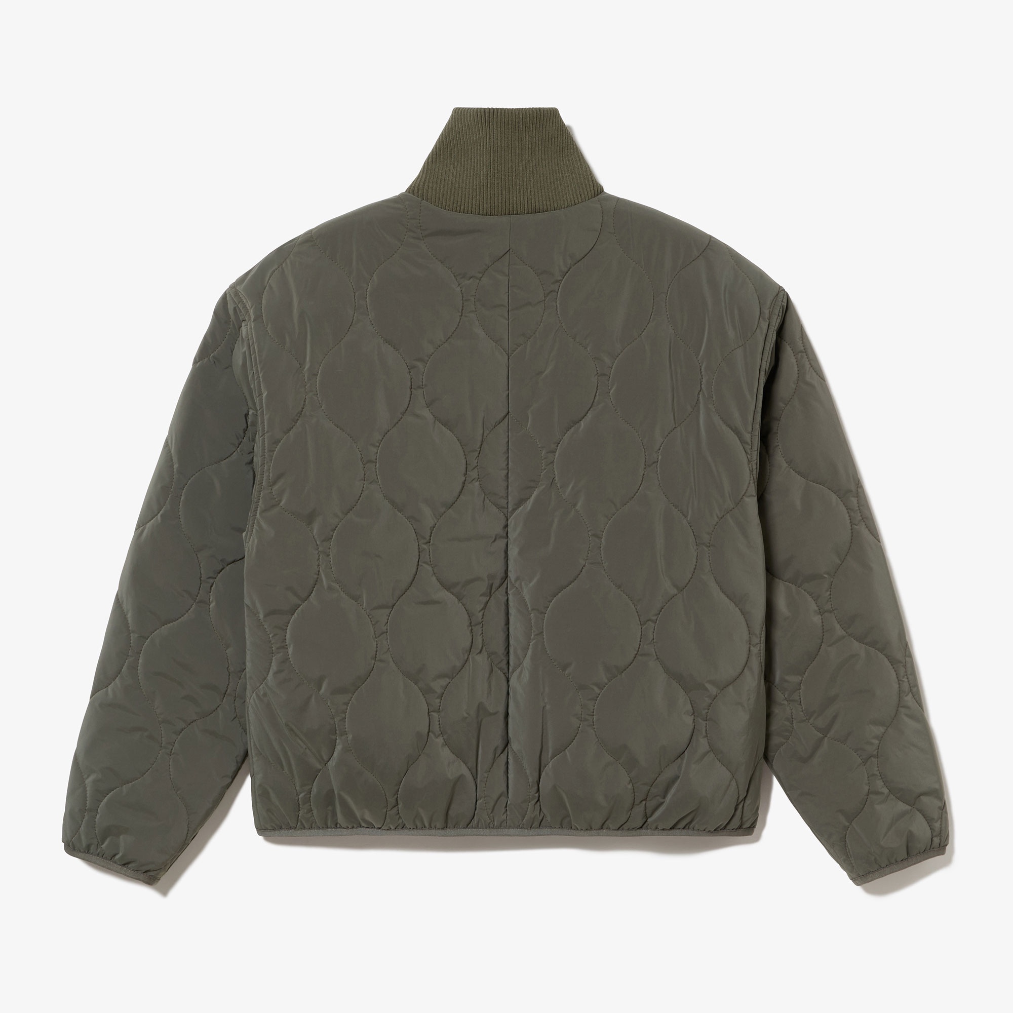 キルティングジップブルゾン