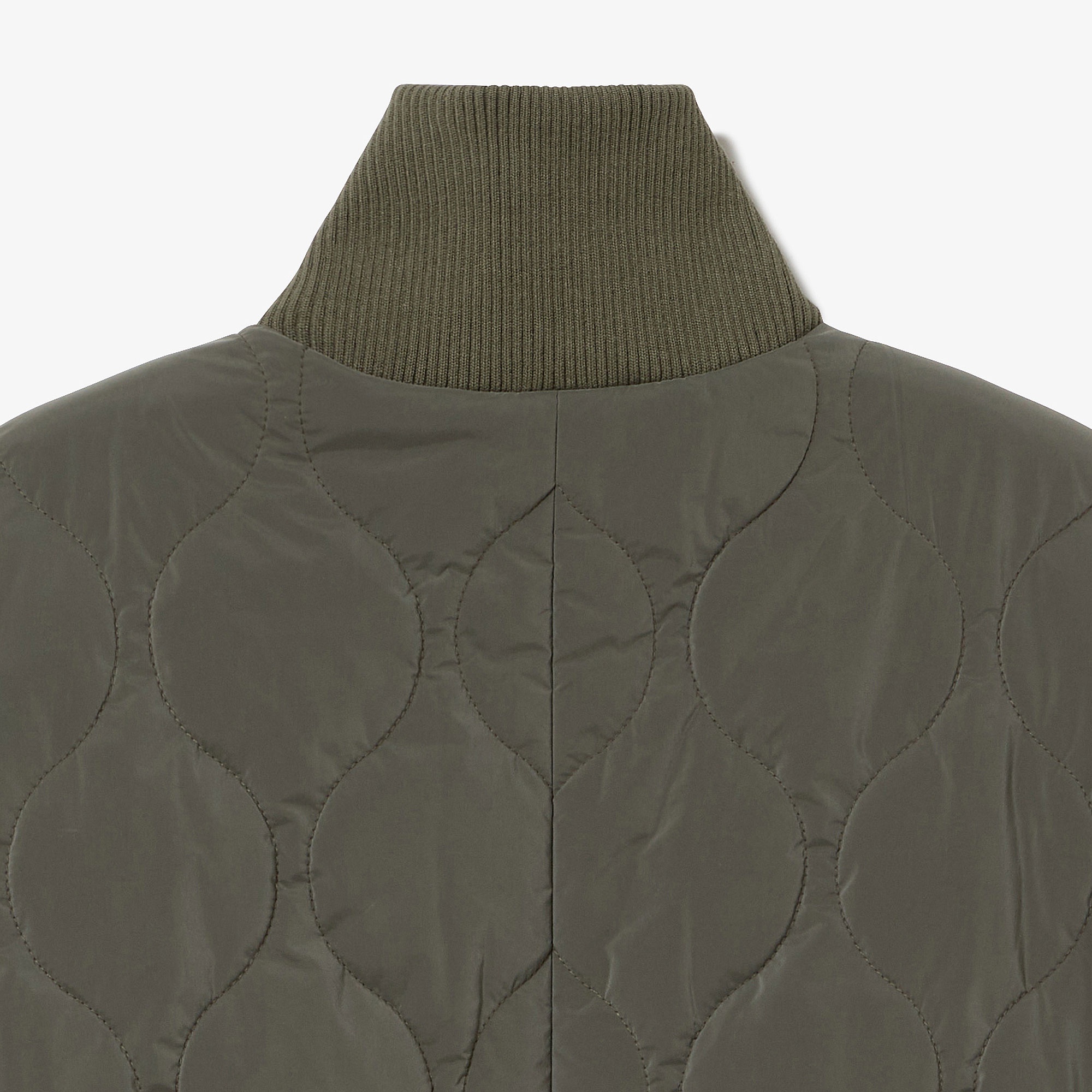 キルティングジップブルゾン