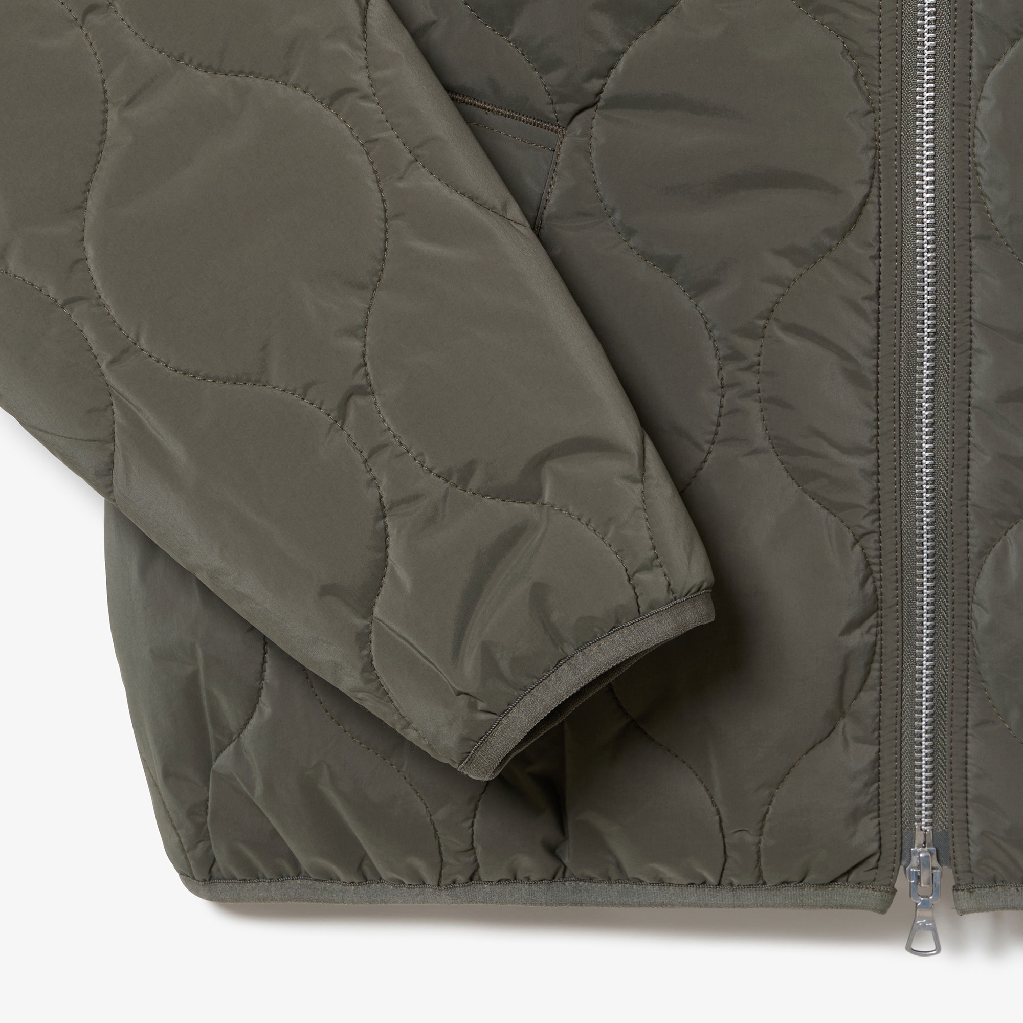 キルティングジップブルゾン