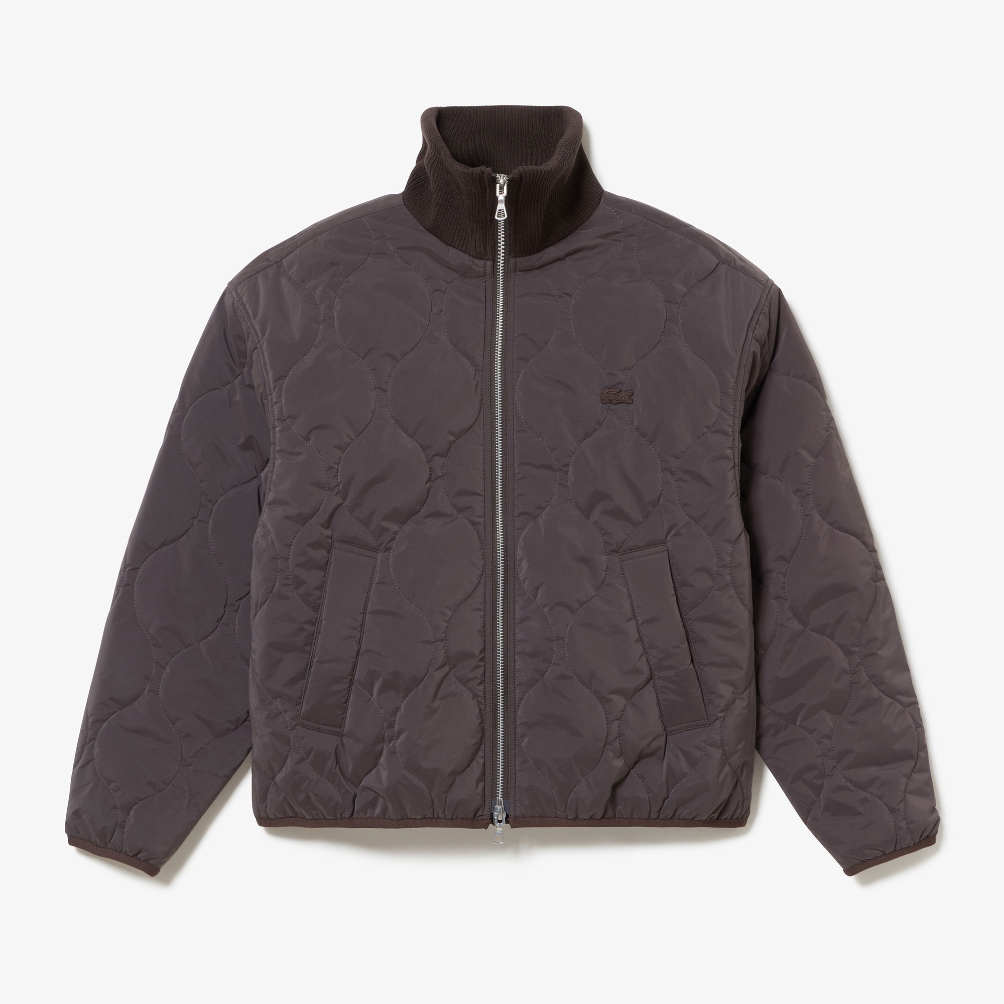 キルティングジップブルゾン