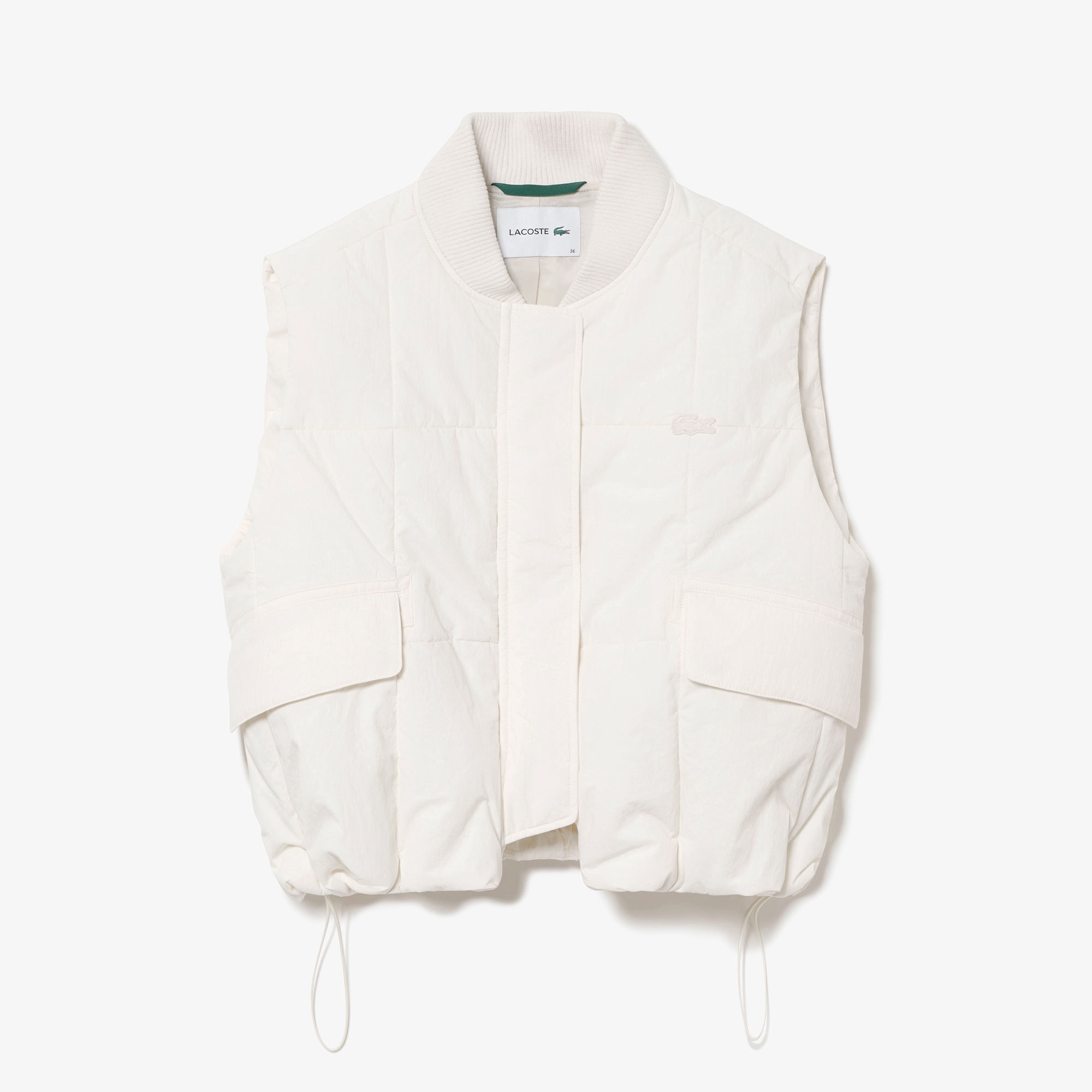 クロップド撥水中綿ベスト