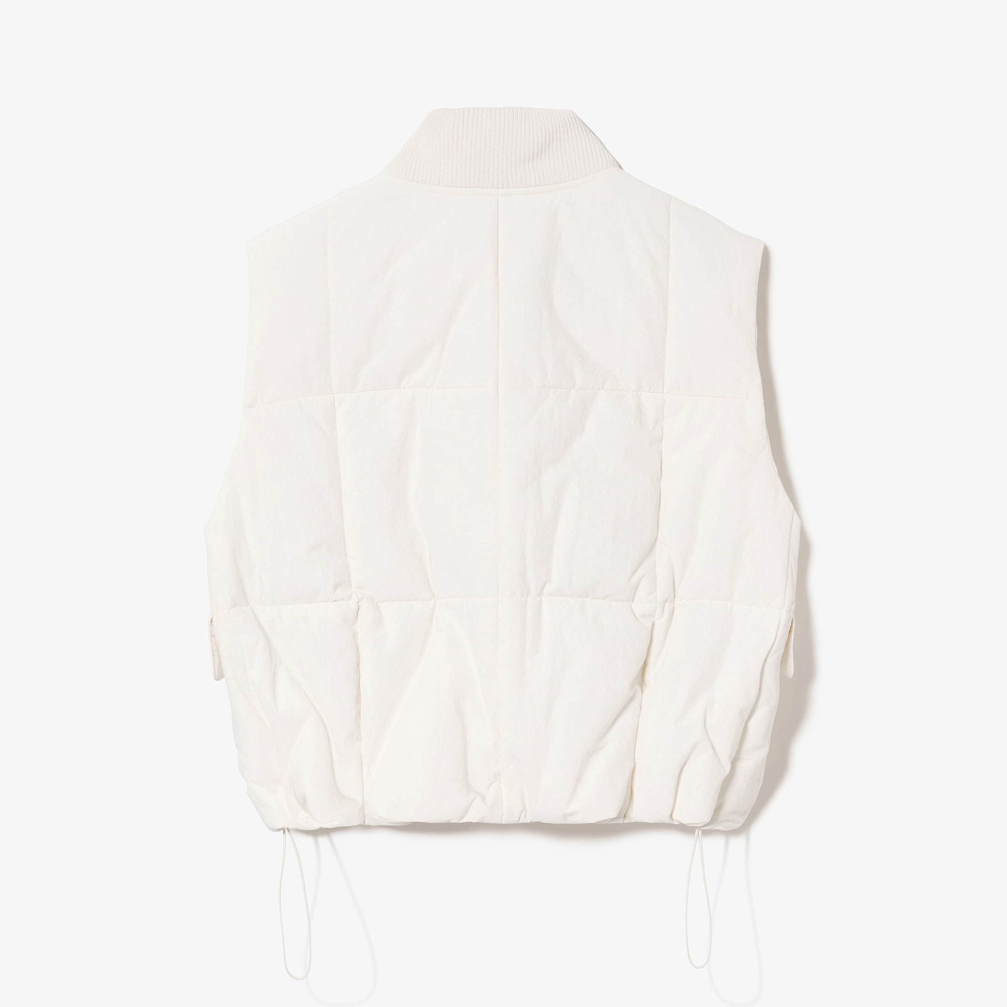 クロップド撥水中綿ベスト