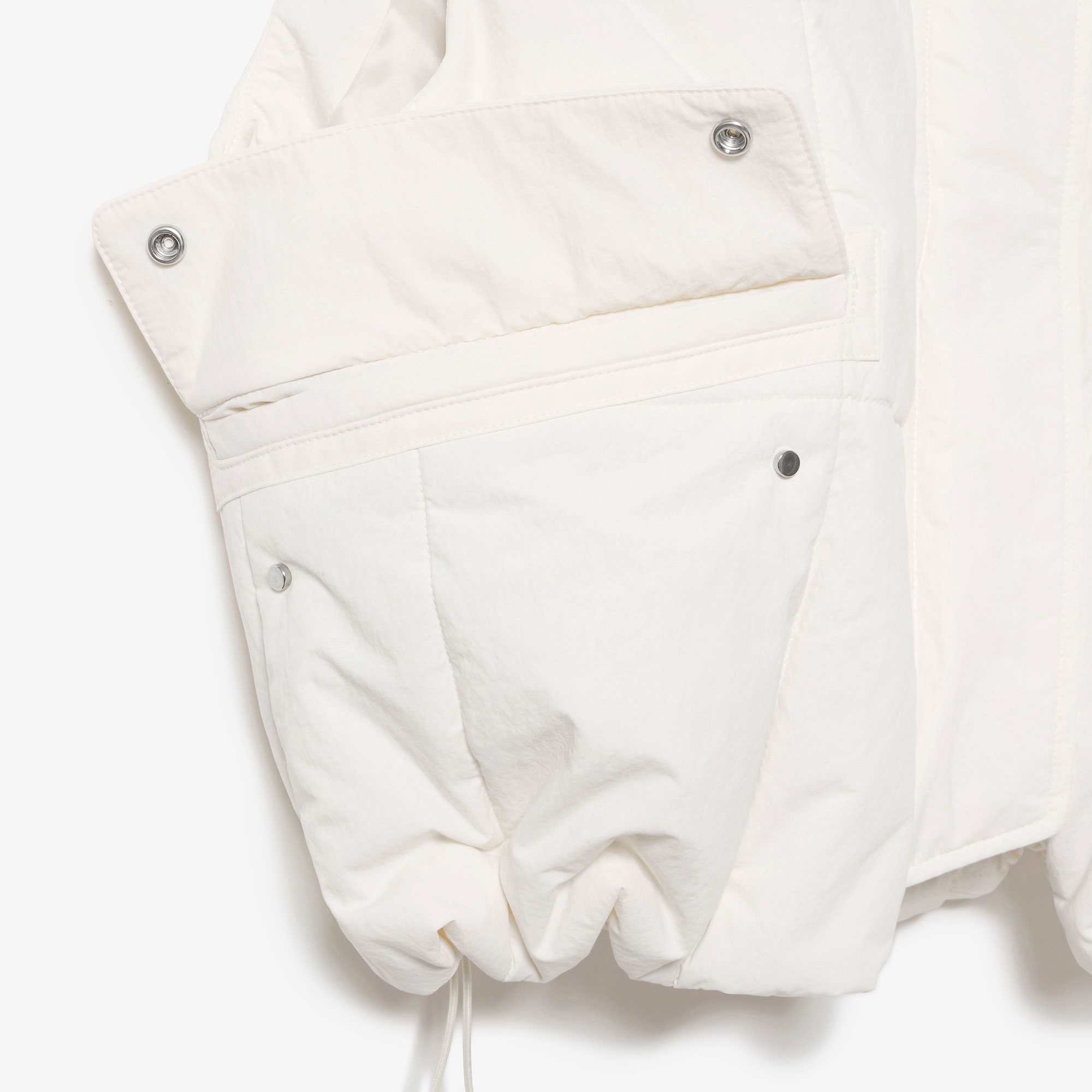 クロップド撥水中綿ベスト